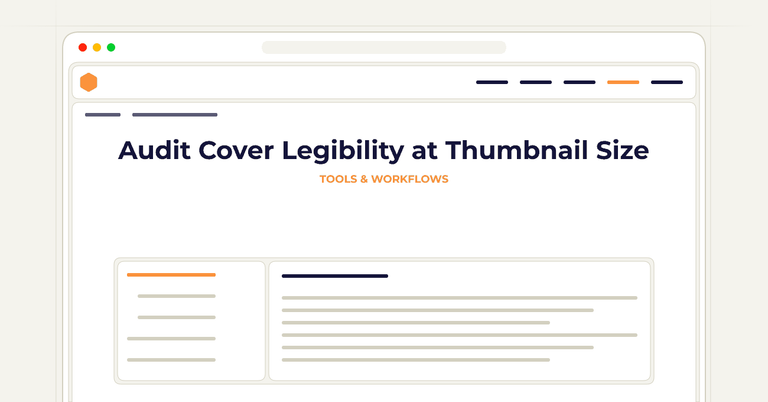 Audit Cover Legibility at Thumbnail Size