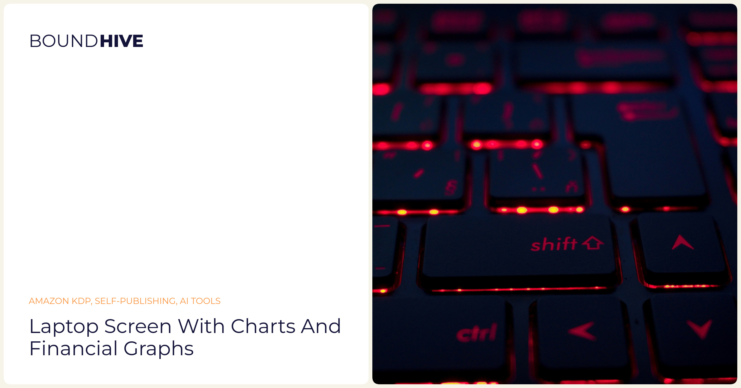Laptop screen with charts and financial graphs