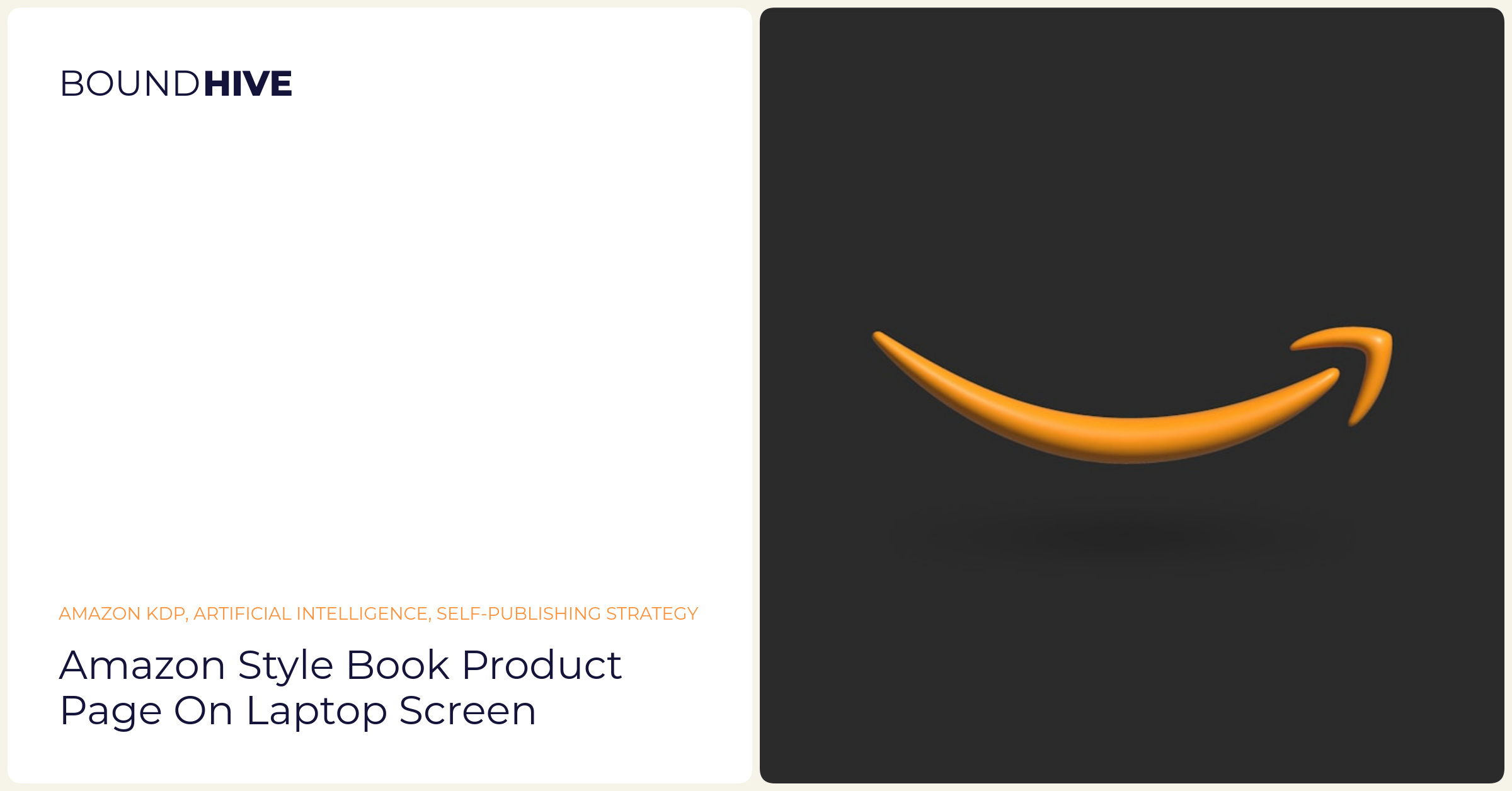 Amazon style book product page on laptop screen