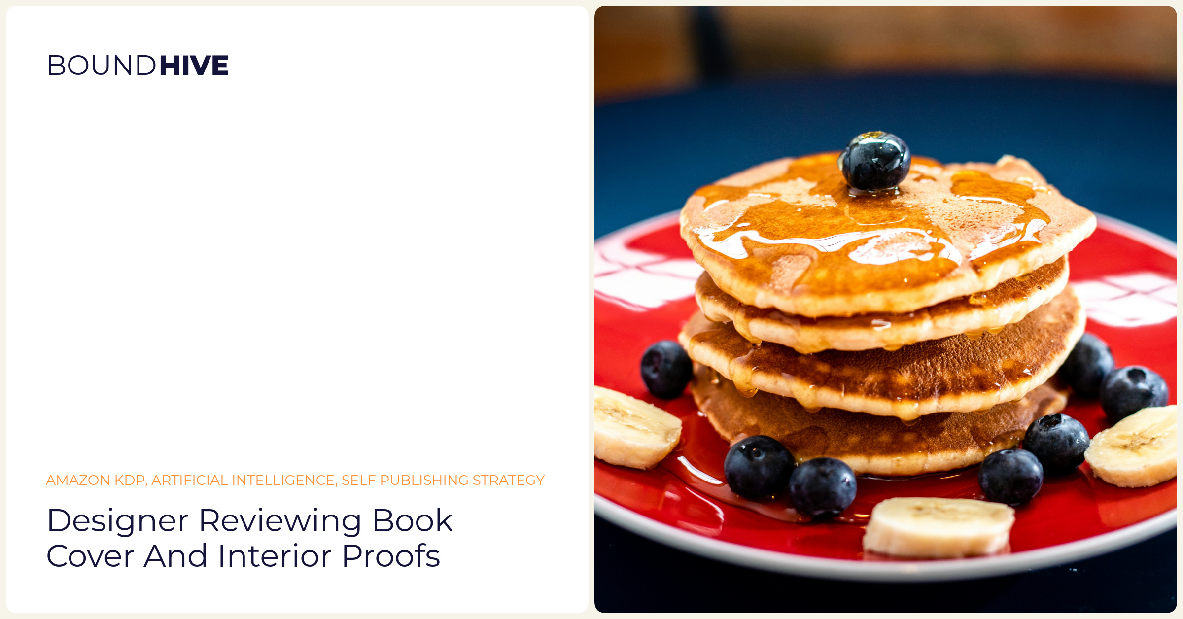 Designer reviewing book cover and interior proofs