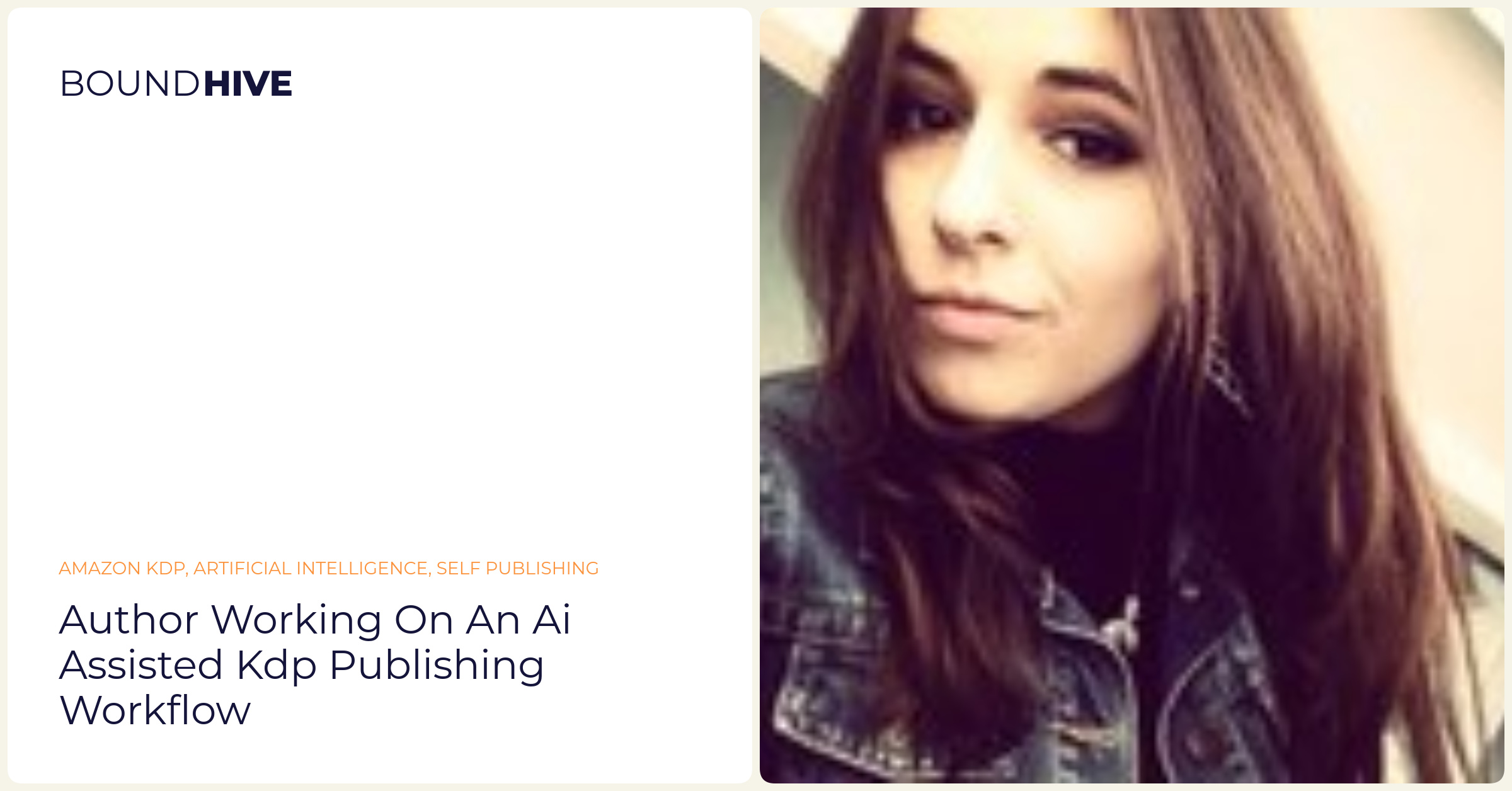 Author working on an AI assisted KDP publishing workflow