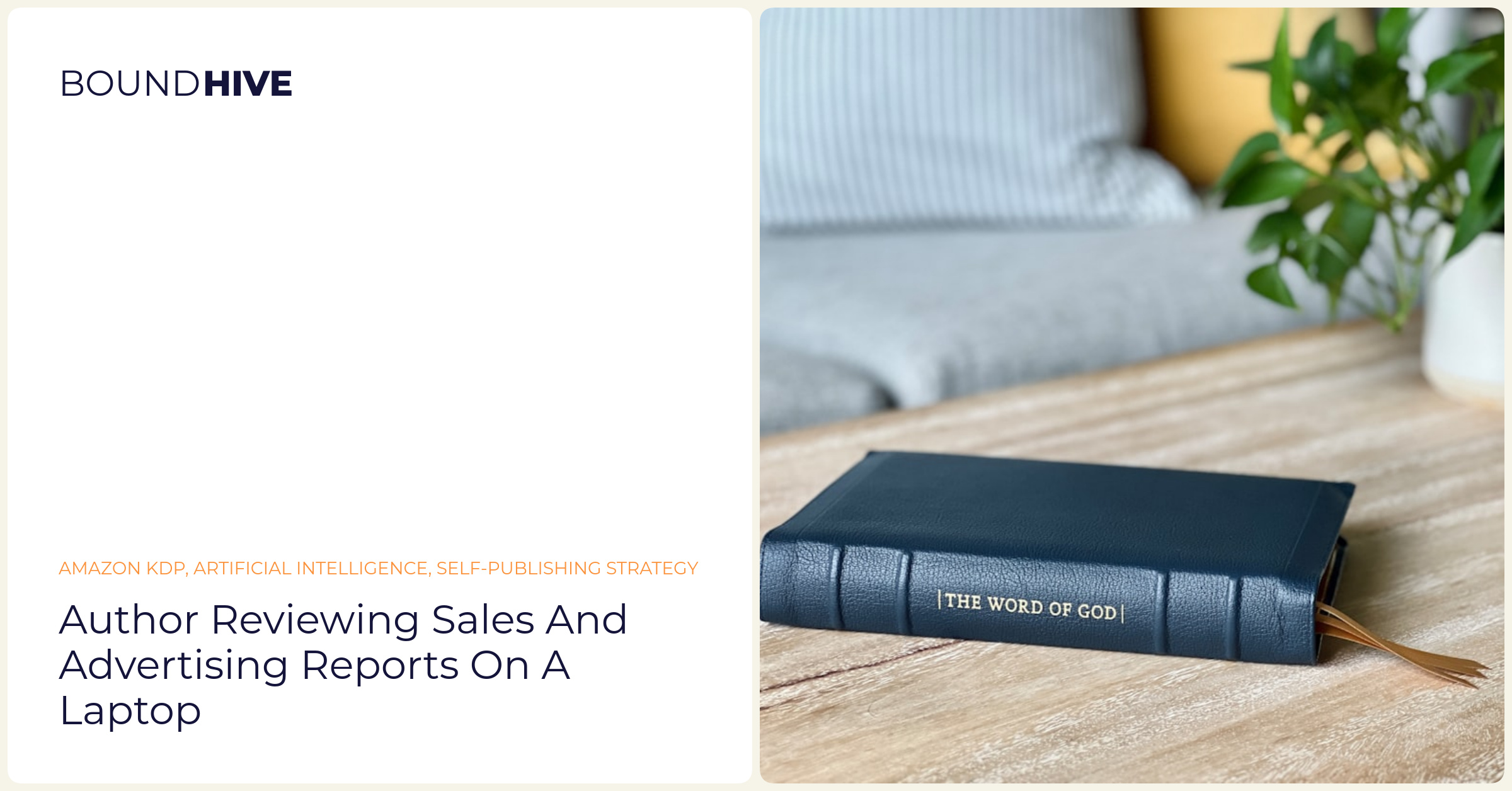 Author reviewing sales and advertising reports on a laptop