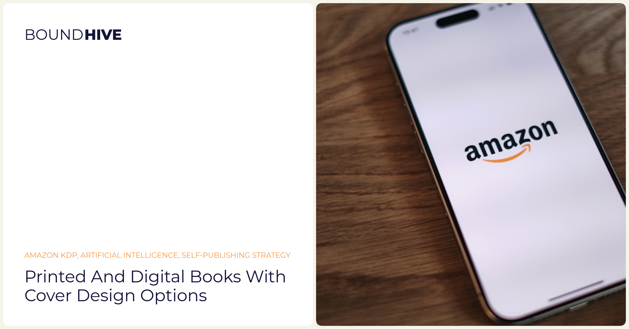 Printed and digital books with cover design options