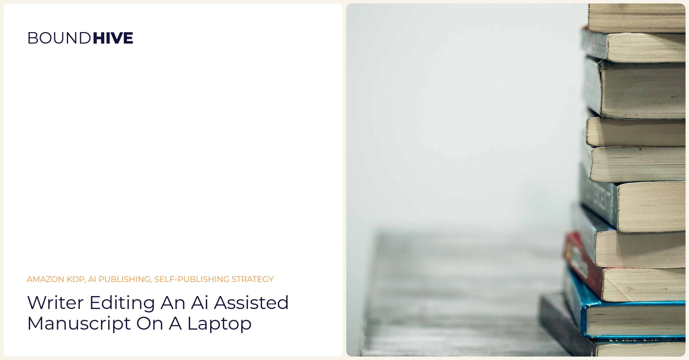 Writer editing an AI assisted manuscript on a laptop