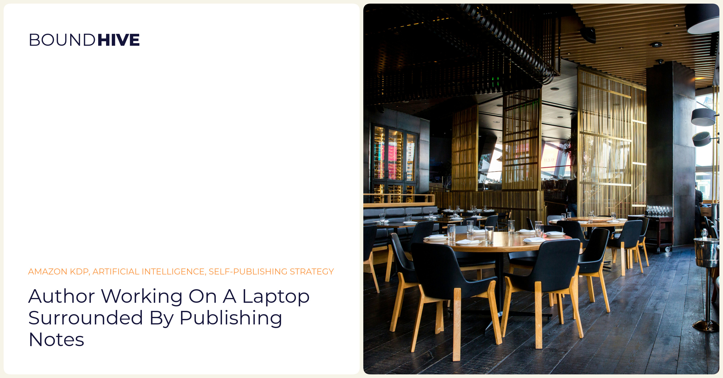 Author working on a laptop surrounded by publishing notes
