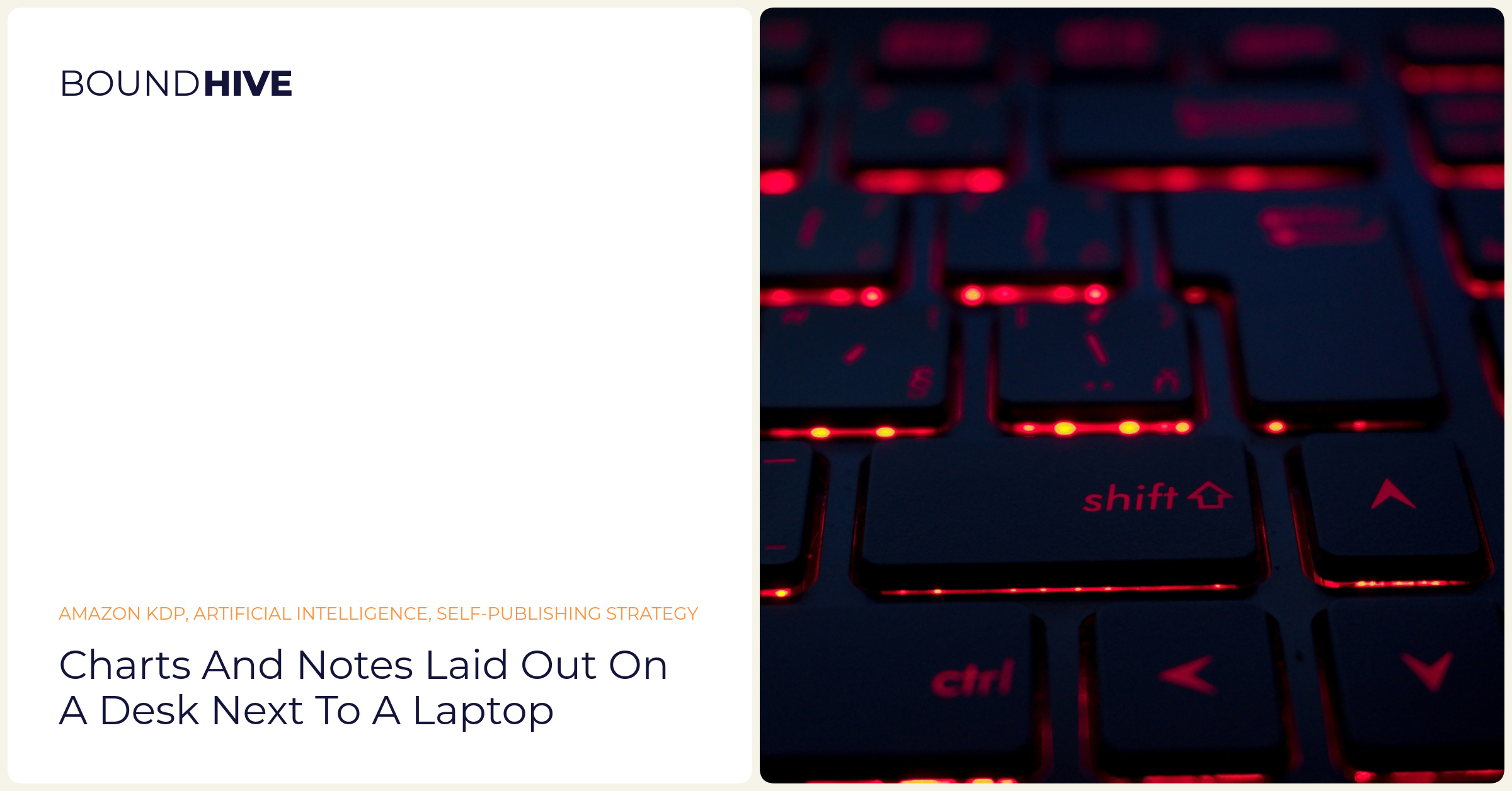 Charts and notes laid out on a desk next to a laptop