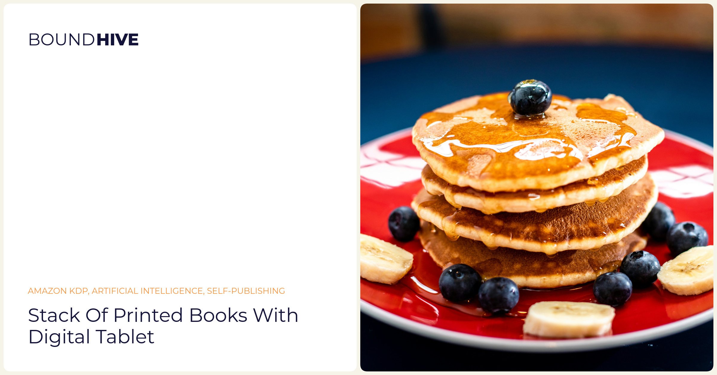 Stack of printed books with digital tablet