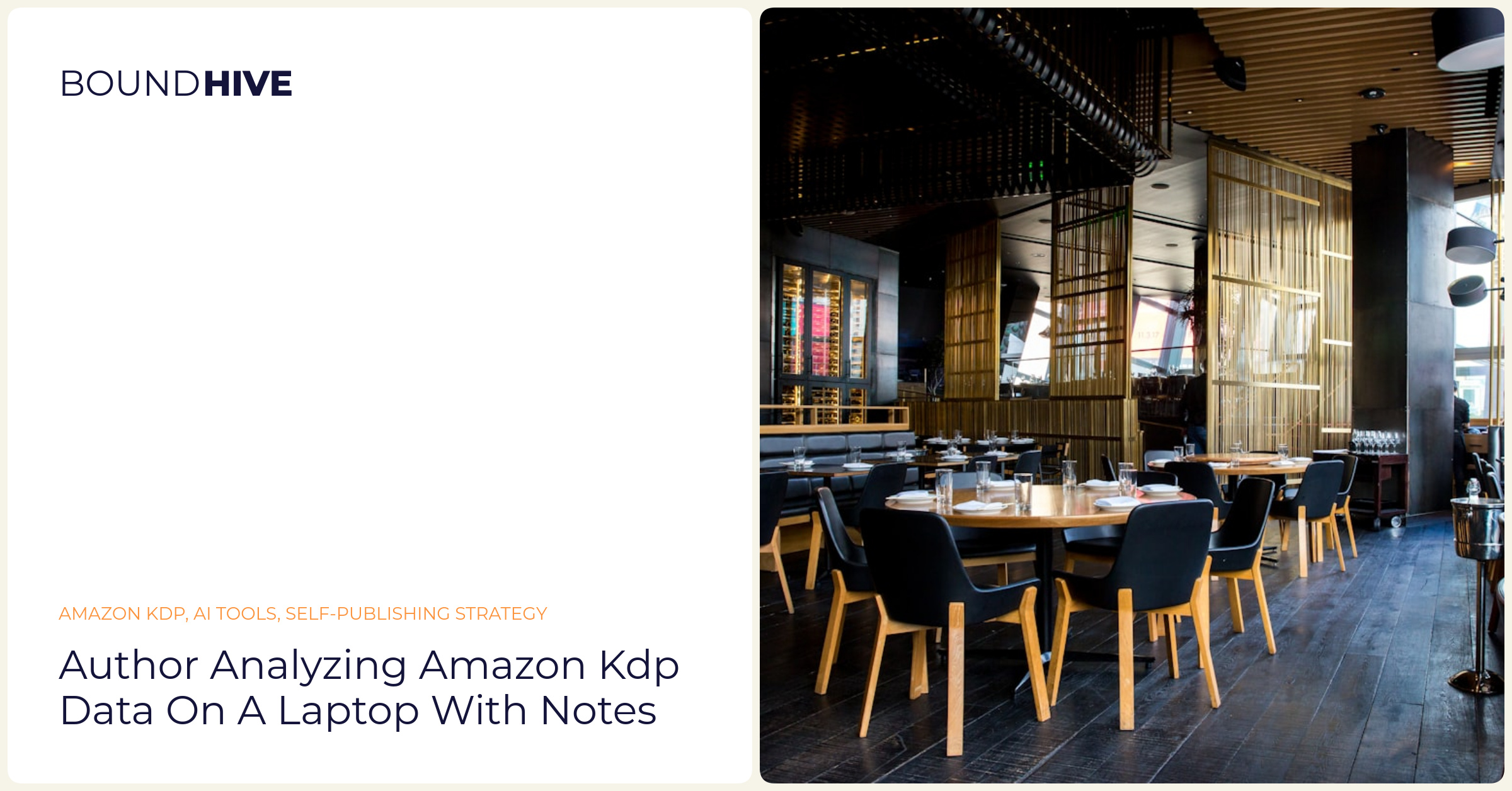 Author analyzing Amazon KDP data on a laptop with notes