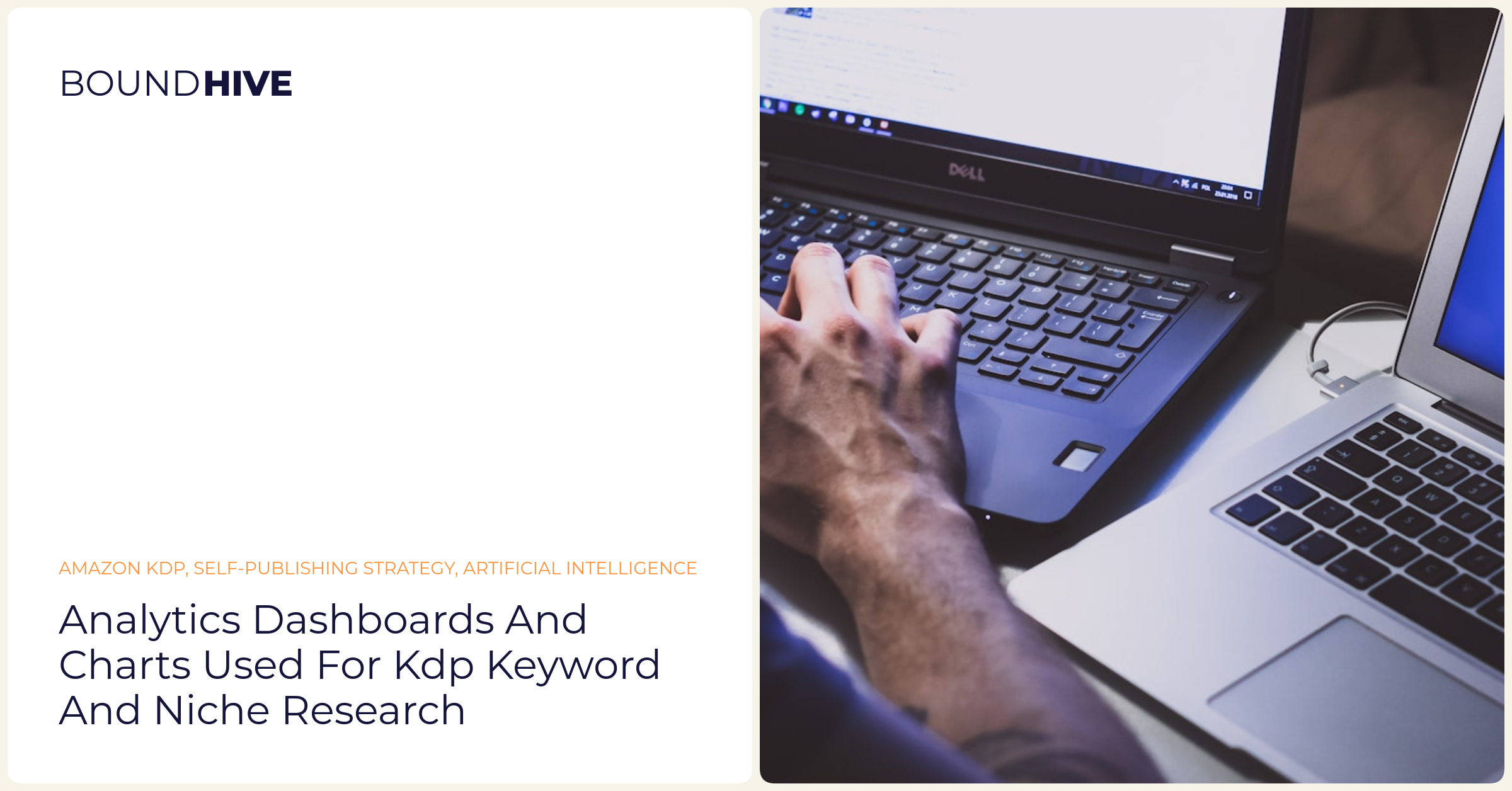 Analytics dashboards and charts used for KDP keyword and niche research
