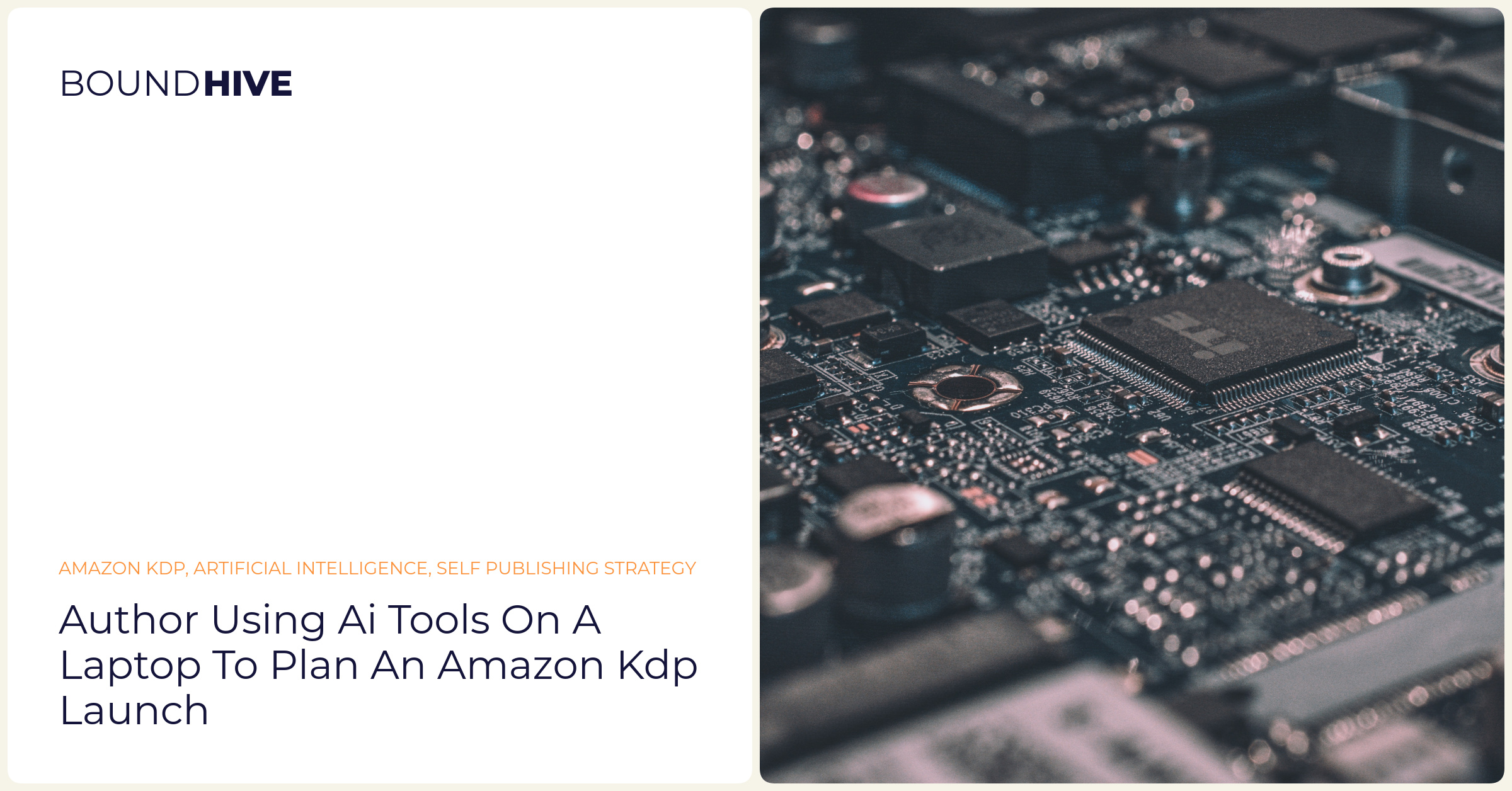 Author using AI tools on a laptop to plan an Amazon KDP launch