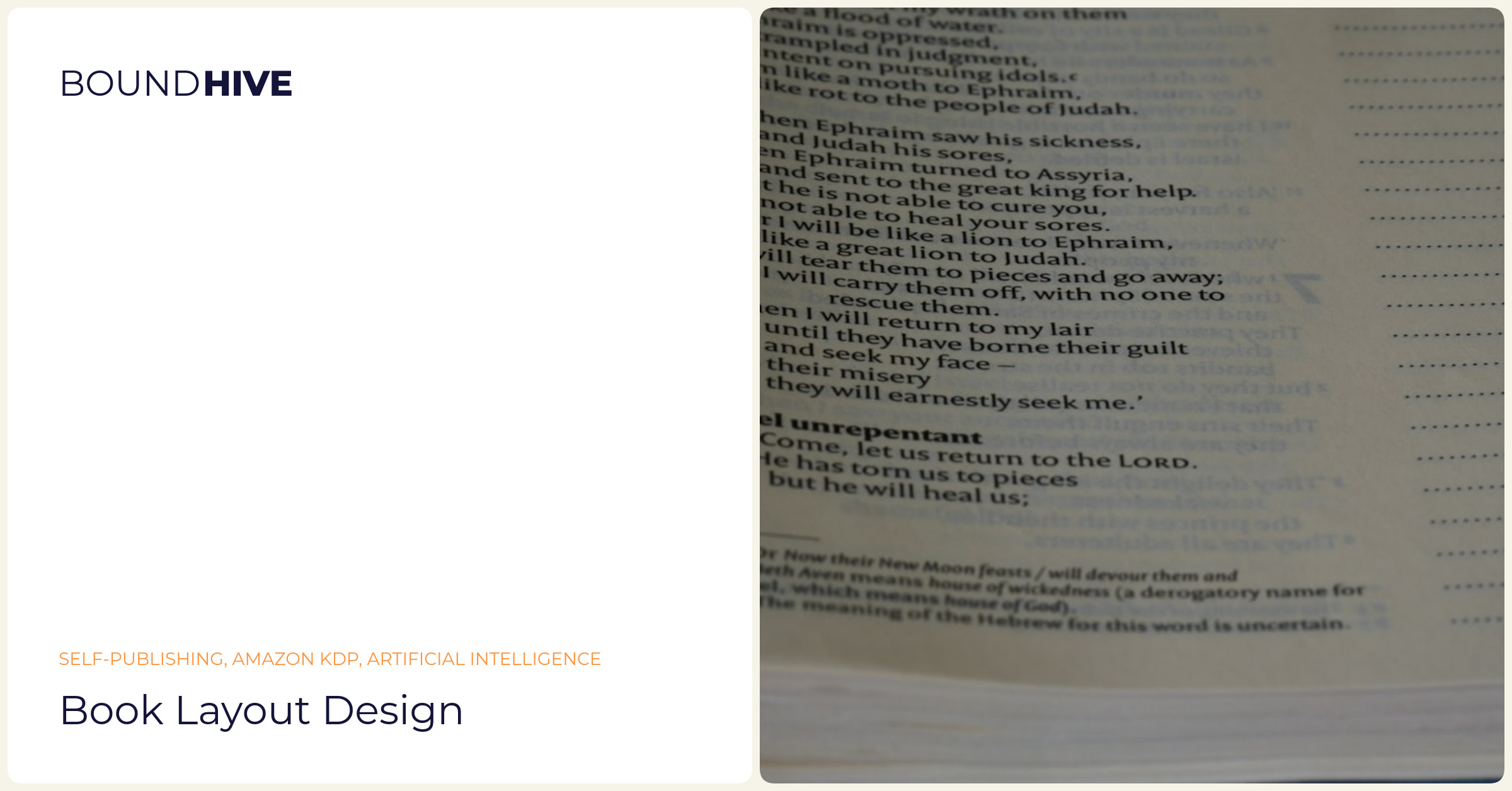 Book layout design Book layout design