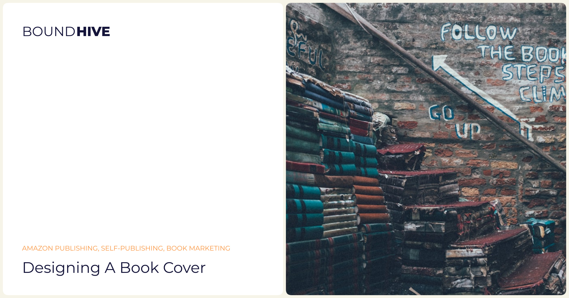 Designing a book cover Designing a book cover
