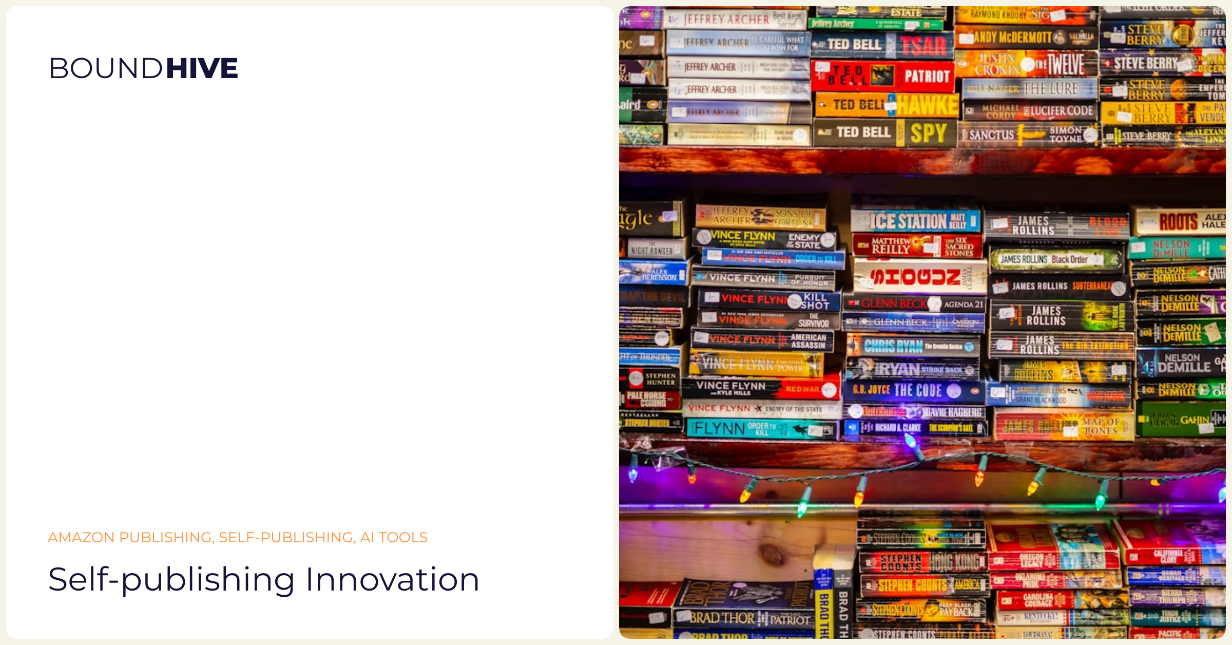 Self-publishing innovation Self-publishing innovation