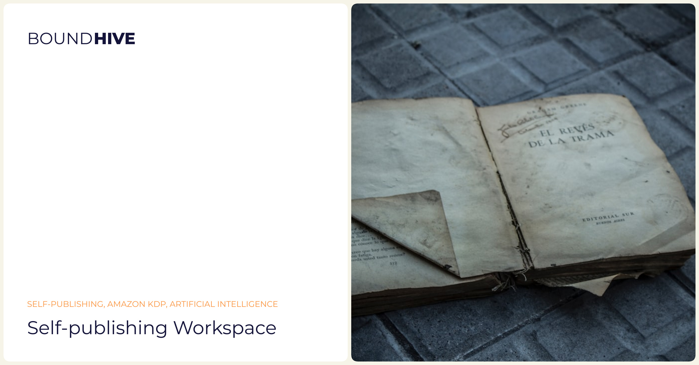 Self-publishing workspace Self-publishing workspace