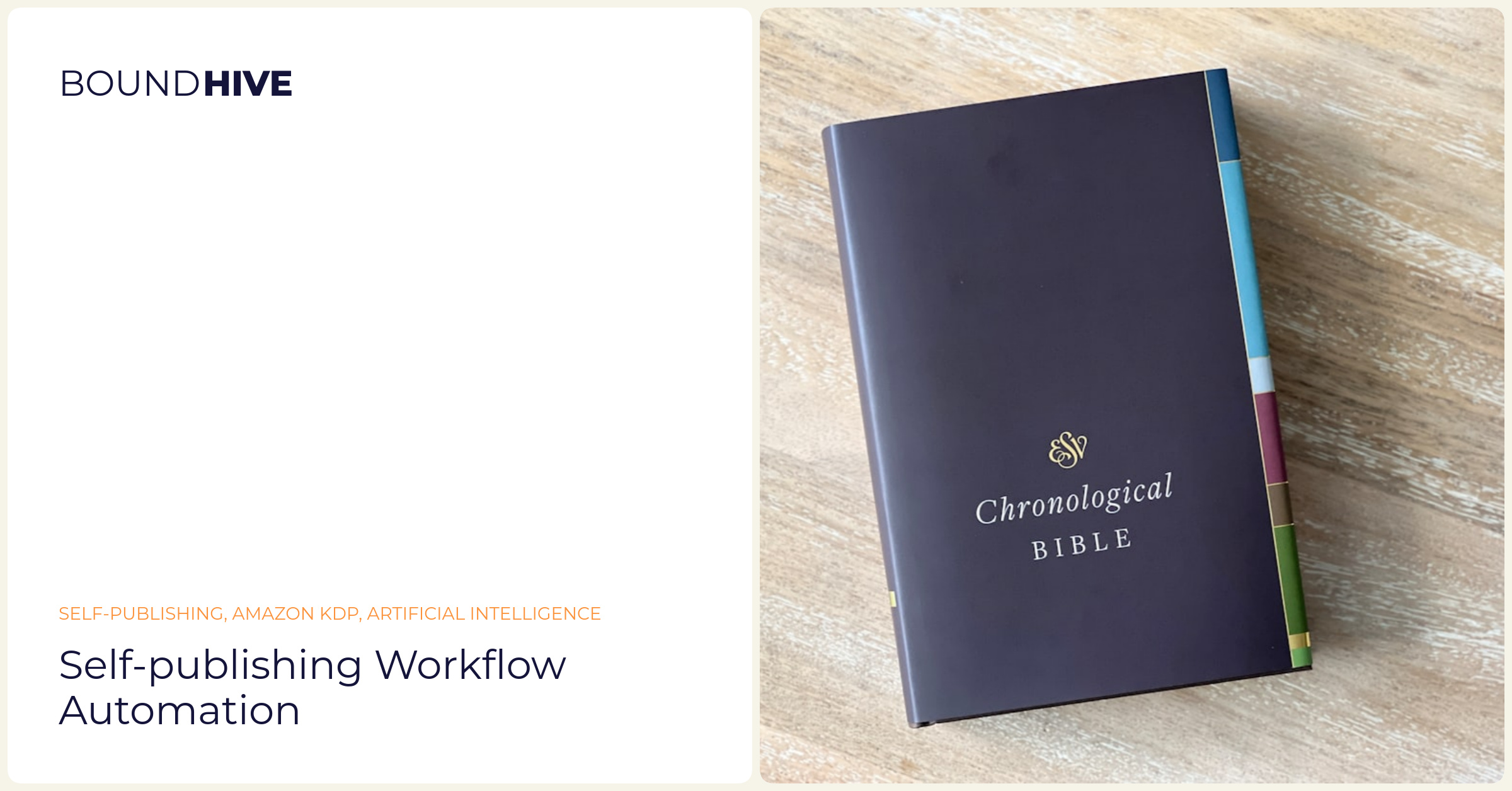 Self-publishing workflow automation