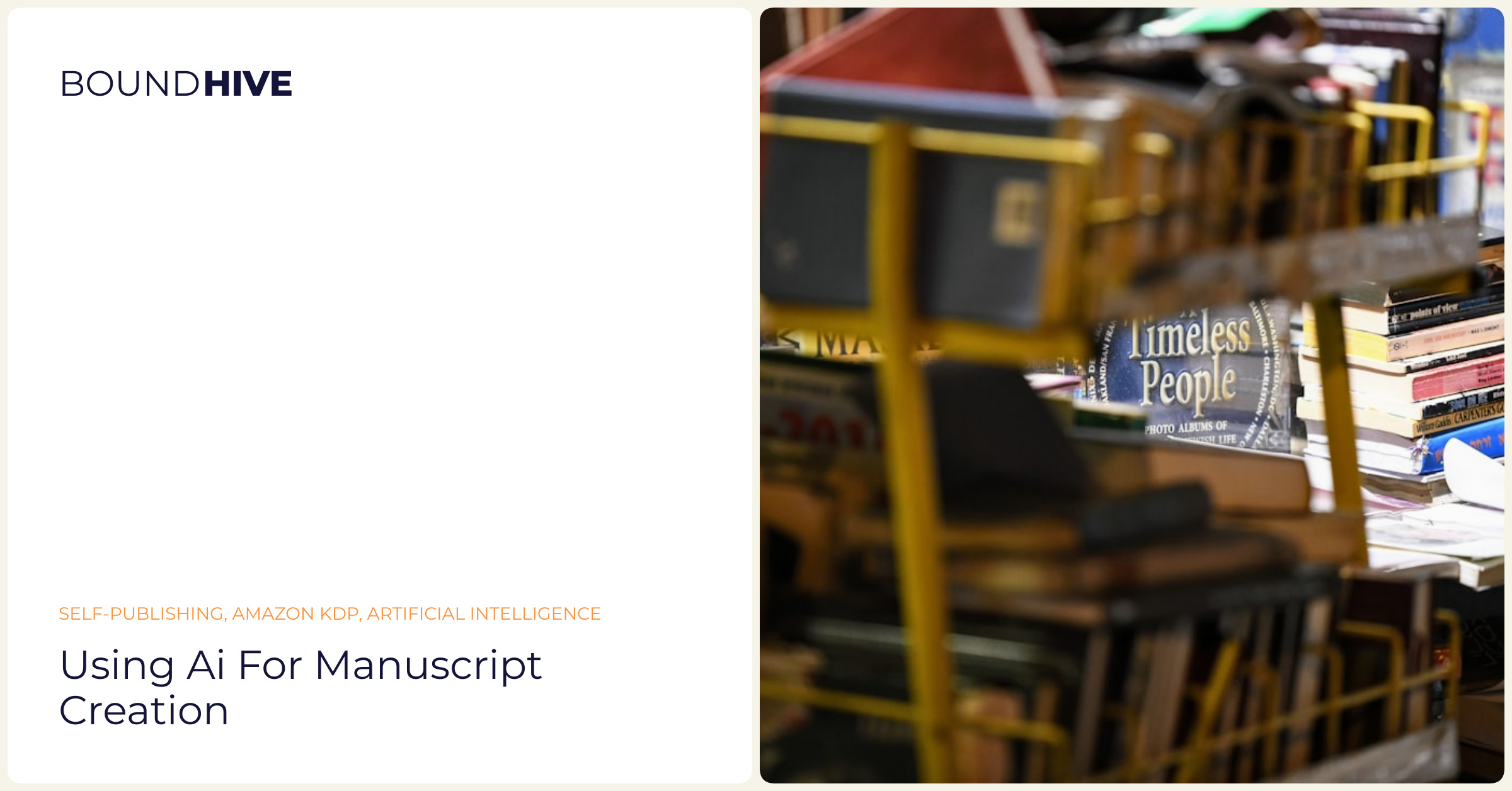 Using AI for manuscript creation