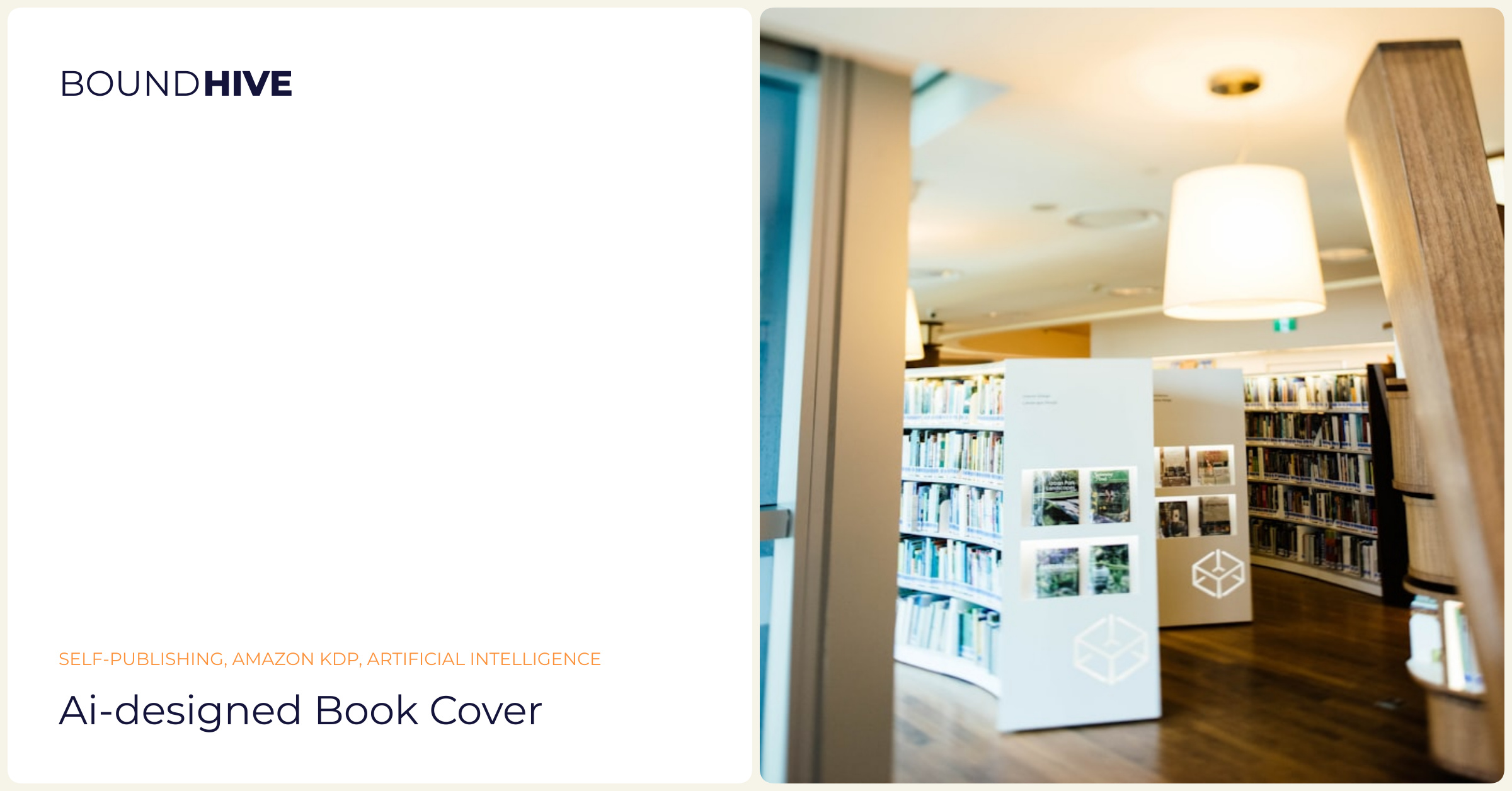 AI-designed book cover