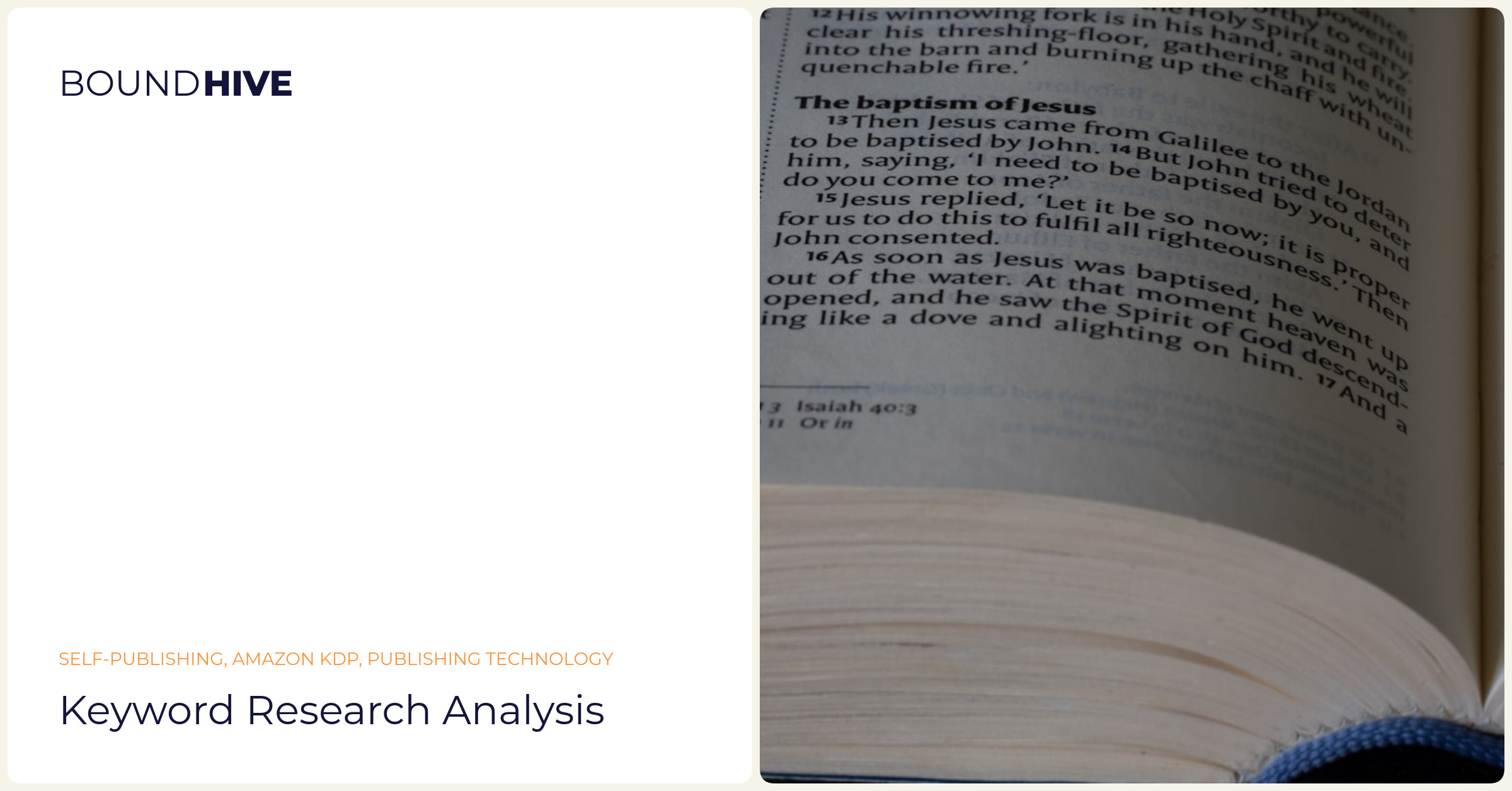 KDP keyword analysis Keyword research analysis
