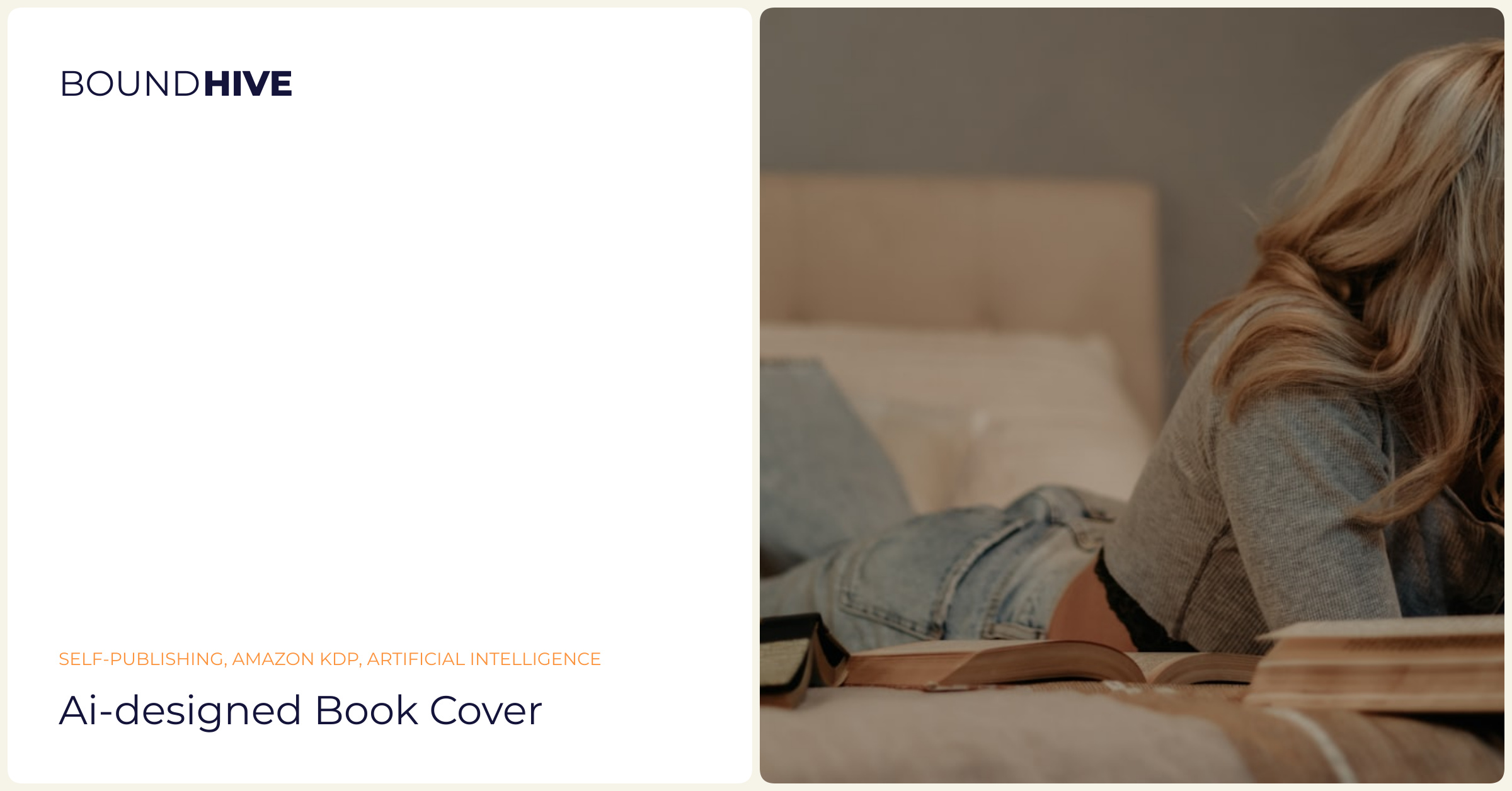 AI-designed book cover