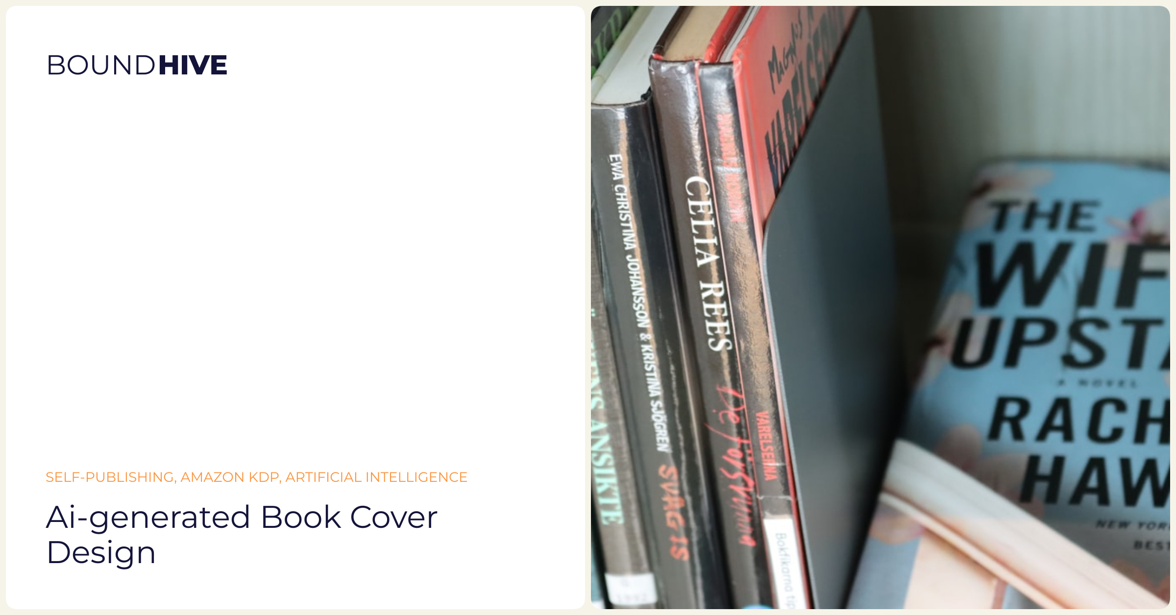 AI-generated book cover design