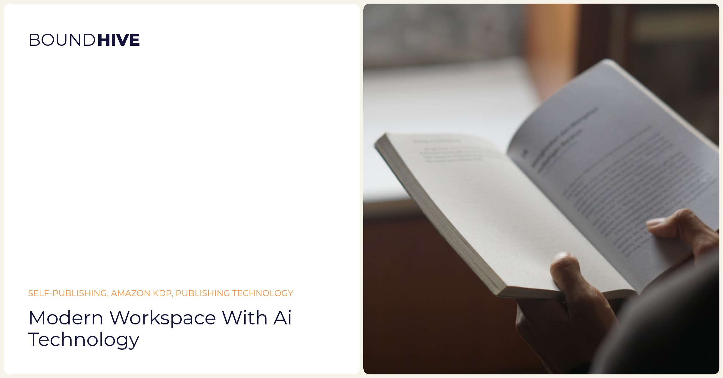 Modern workspace with AI technology