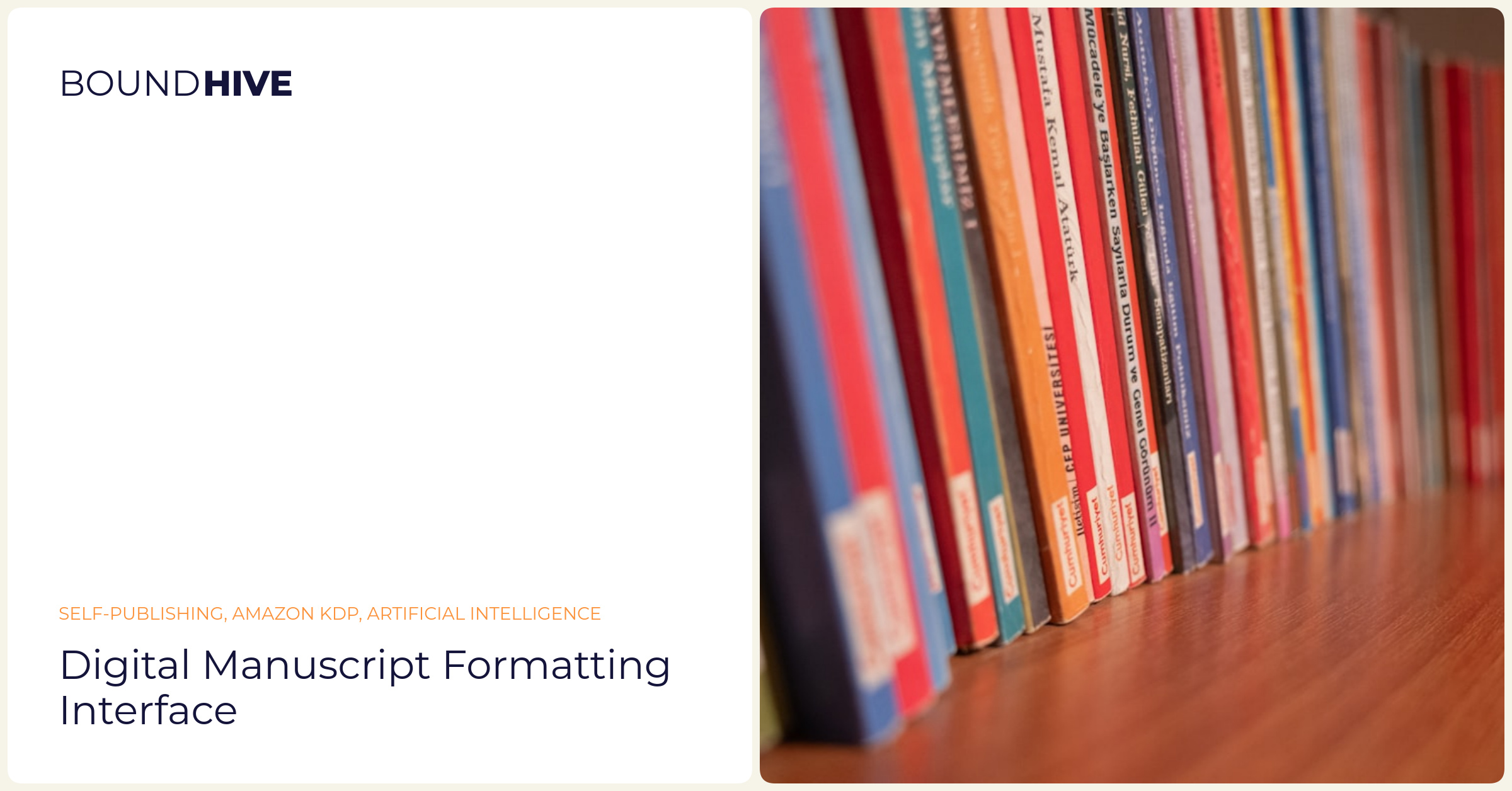 Digital formatting tool Digital manuscript formatting interface