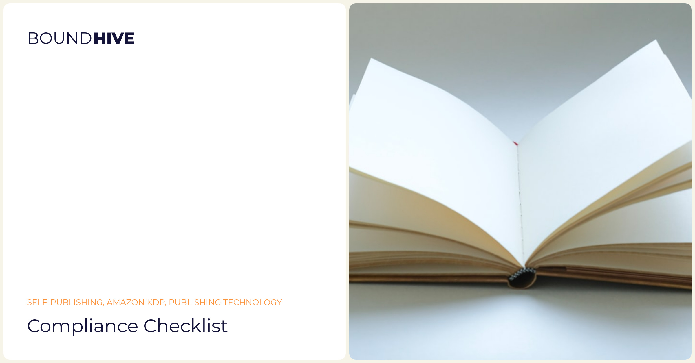 KDP Compliance Compliance checklist