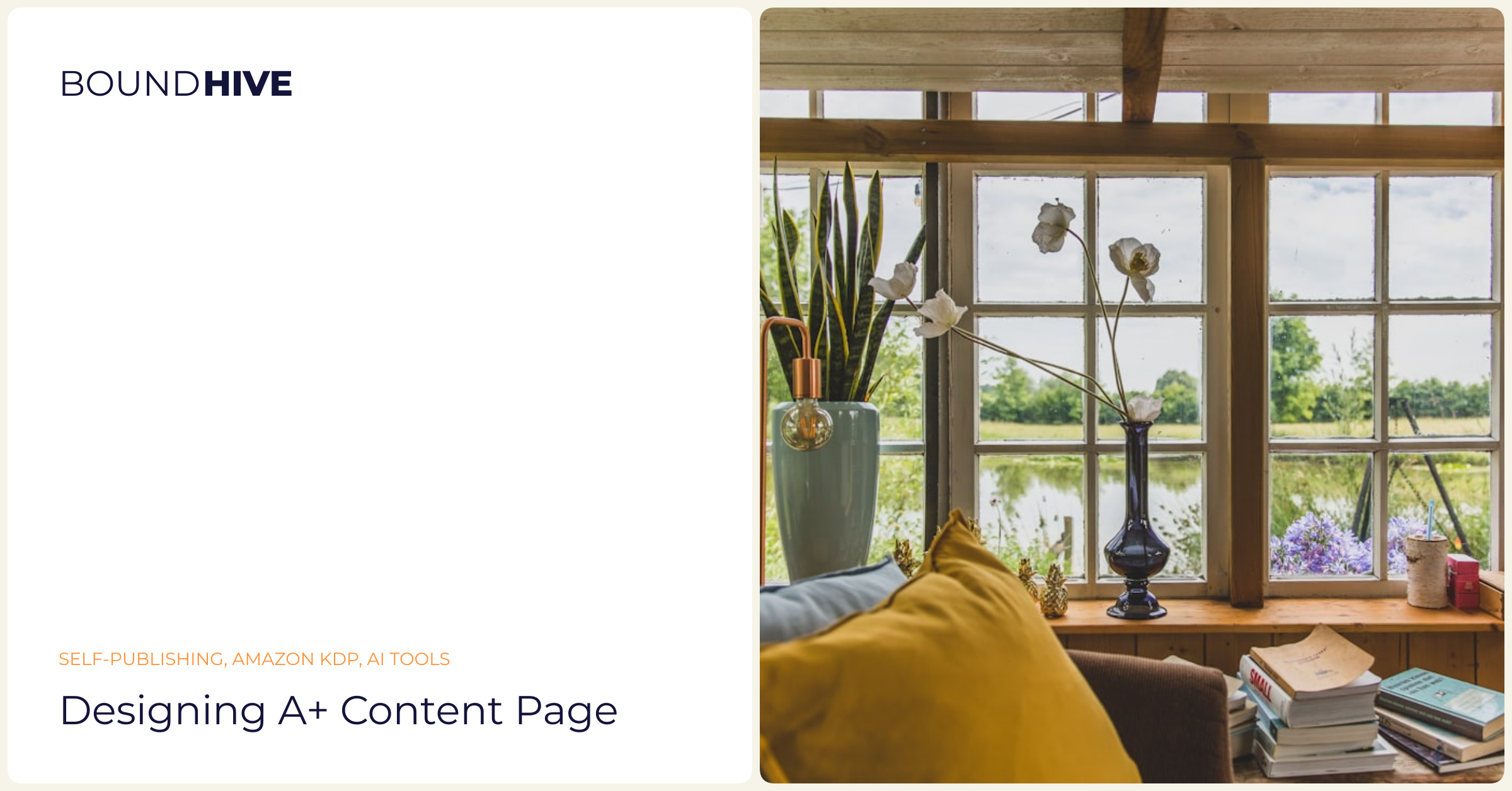 A+ Content design example Designing A+ Content page