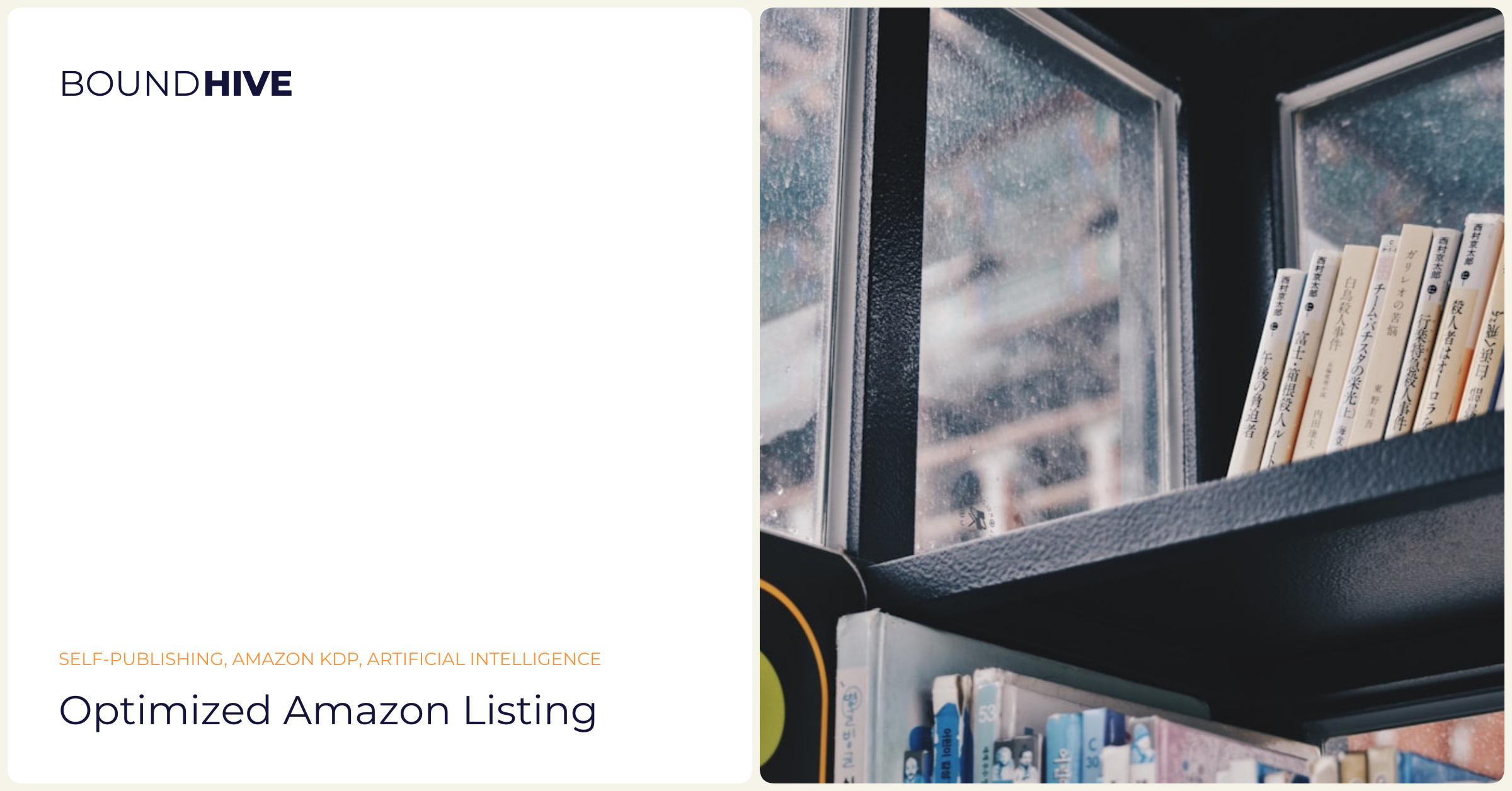 Amazon listing optimization Optimized Amazon listing