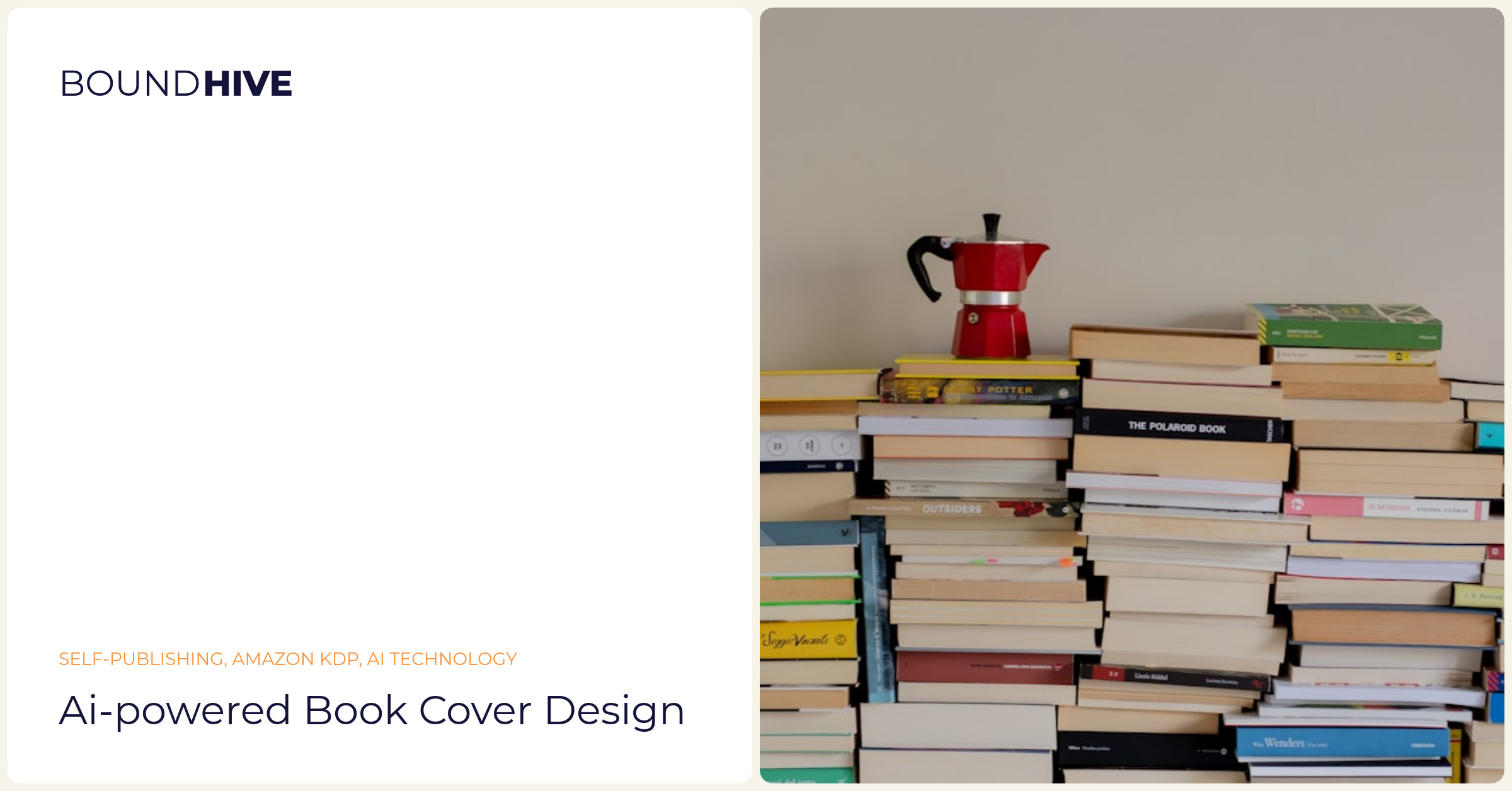 AI Book Cover Maker AI-powered book cover design