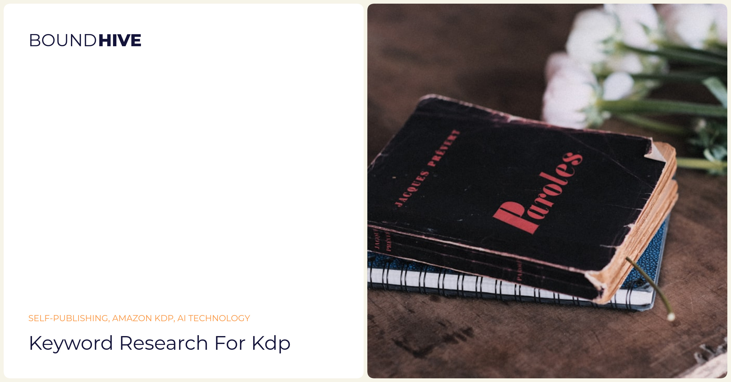 KDP Keywords Research Keyword research for KDP