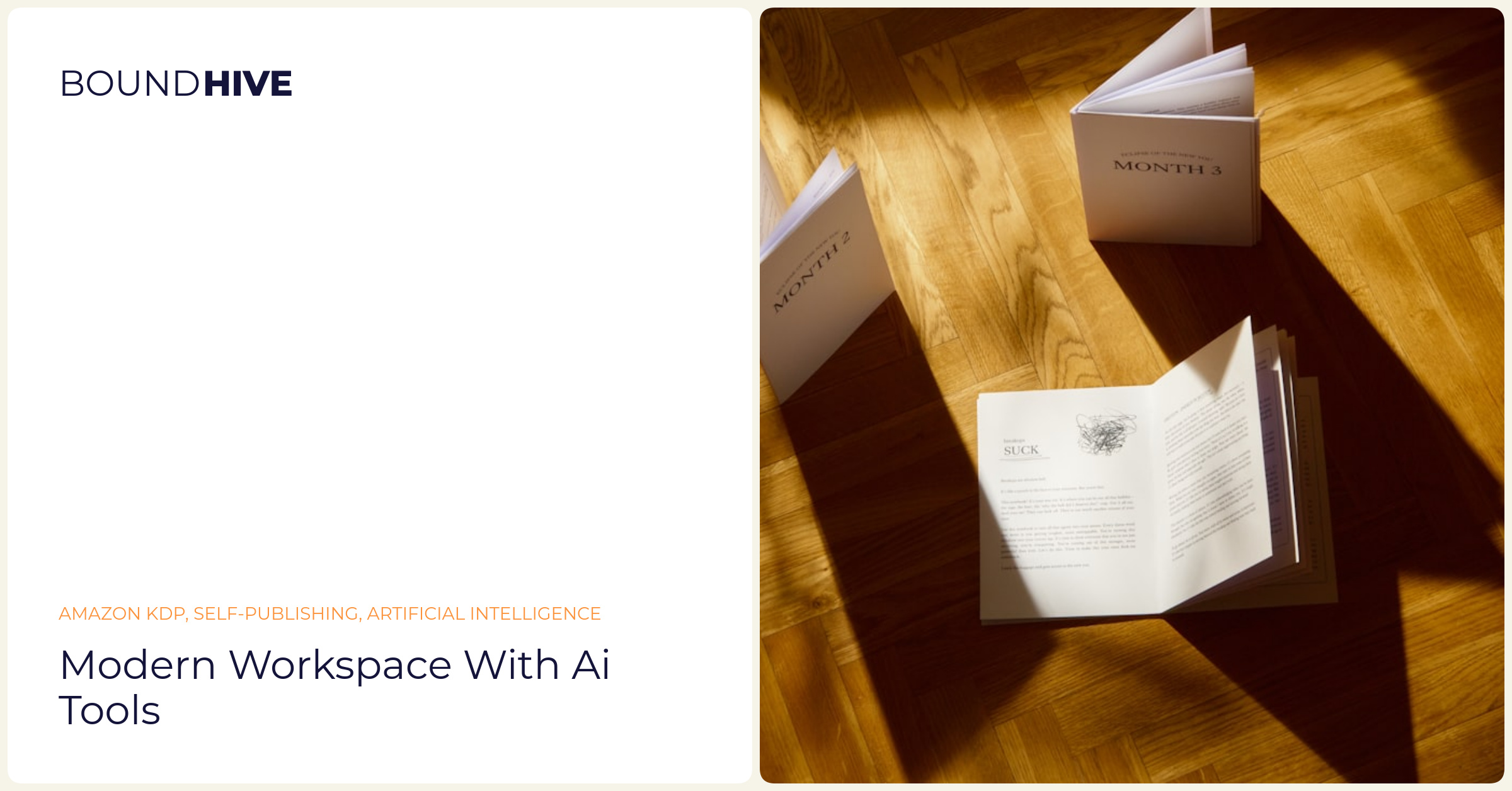 Modern workspace with AI tools