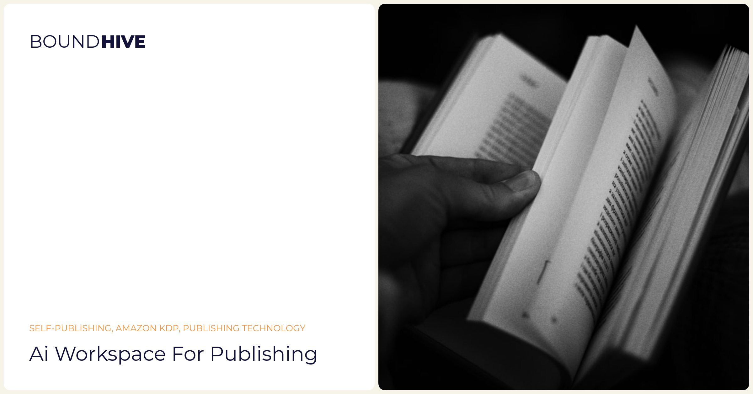 AI workspace for publishing AI workspace for publishing