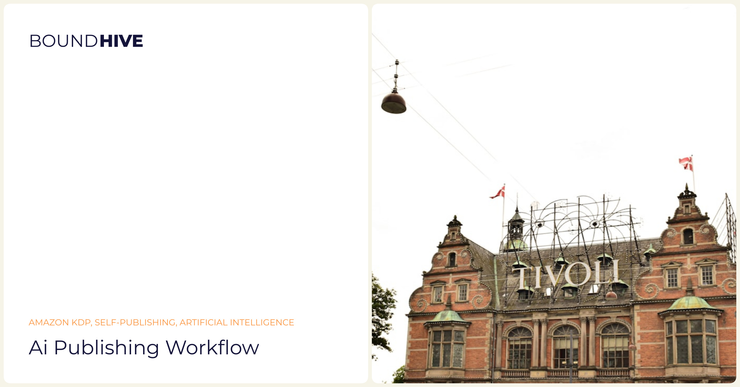AI publishing workflow AI publishing workflow