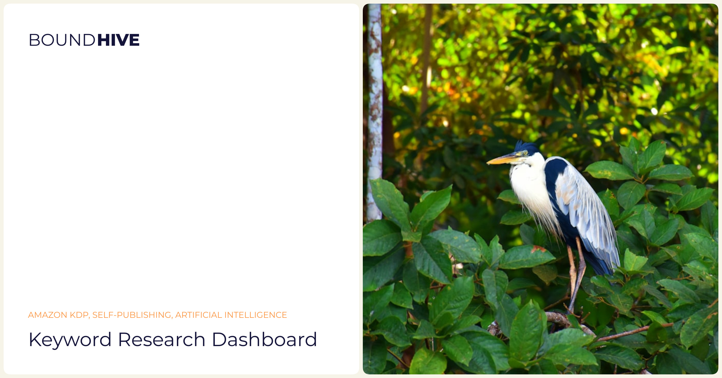 Keyword research dashboard Keyword research dashboard
