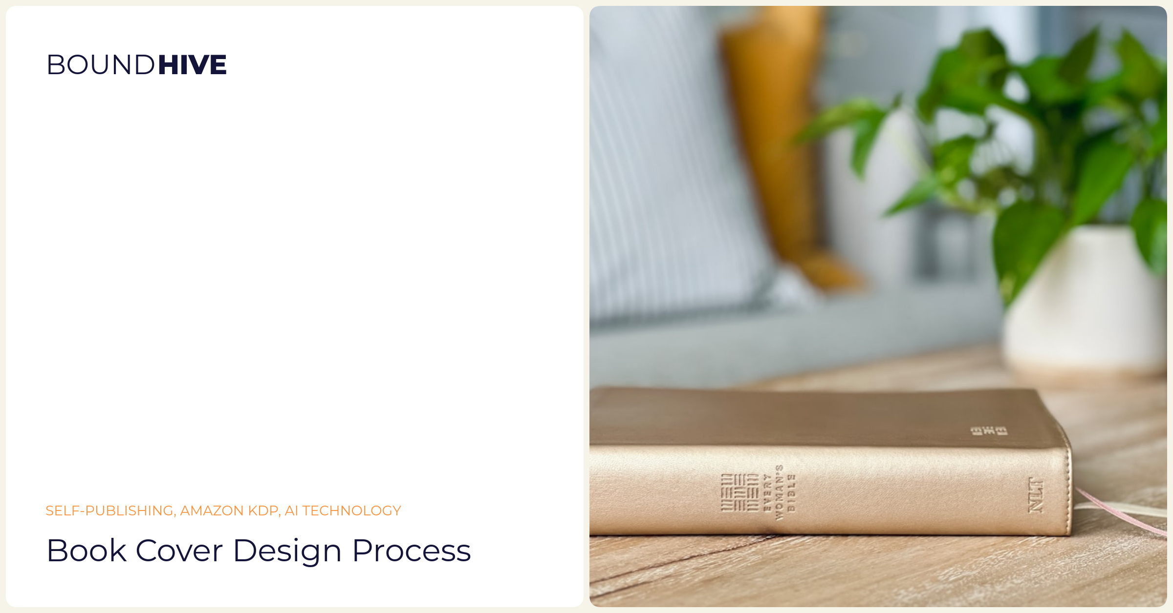 Book cover design process