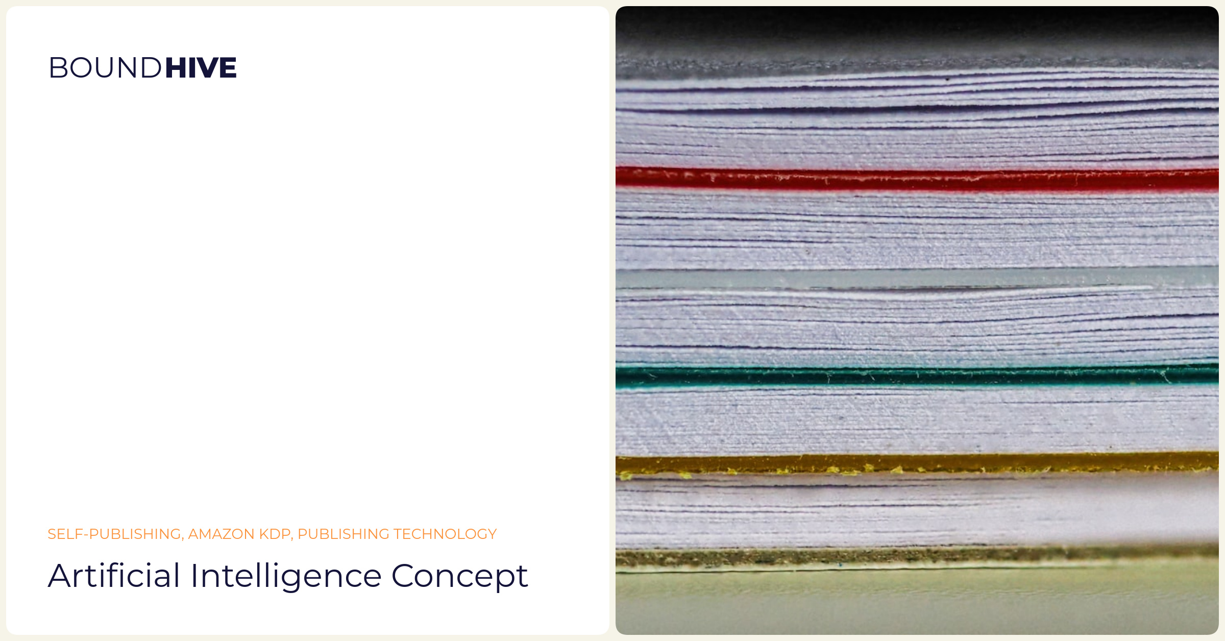 AI in Publishing Artificial intelligence concept