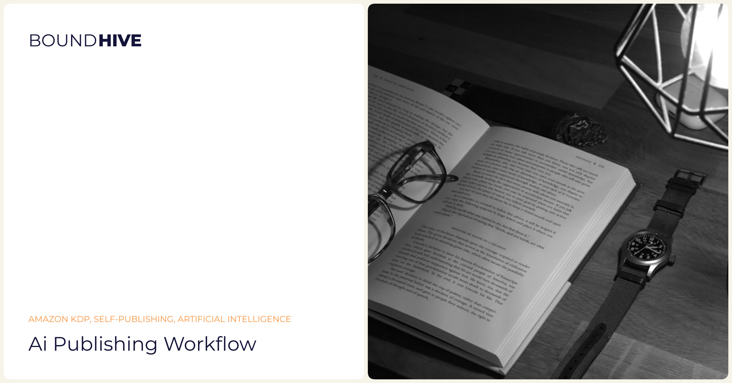 AI publishing workflow AI Publishing Workflow