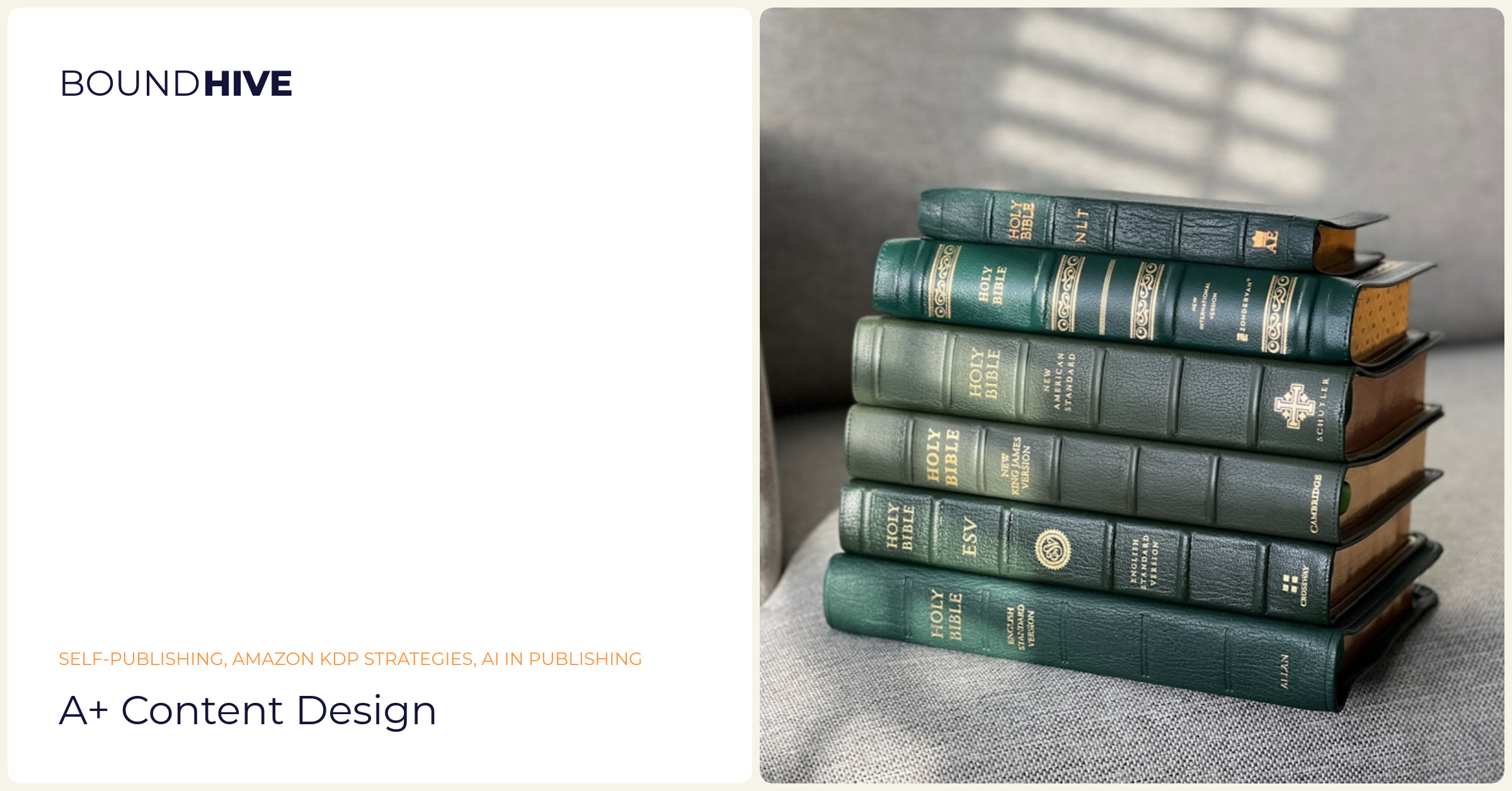 Enhanced Product Listing A+ Content Design