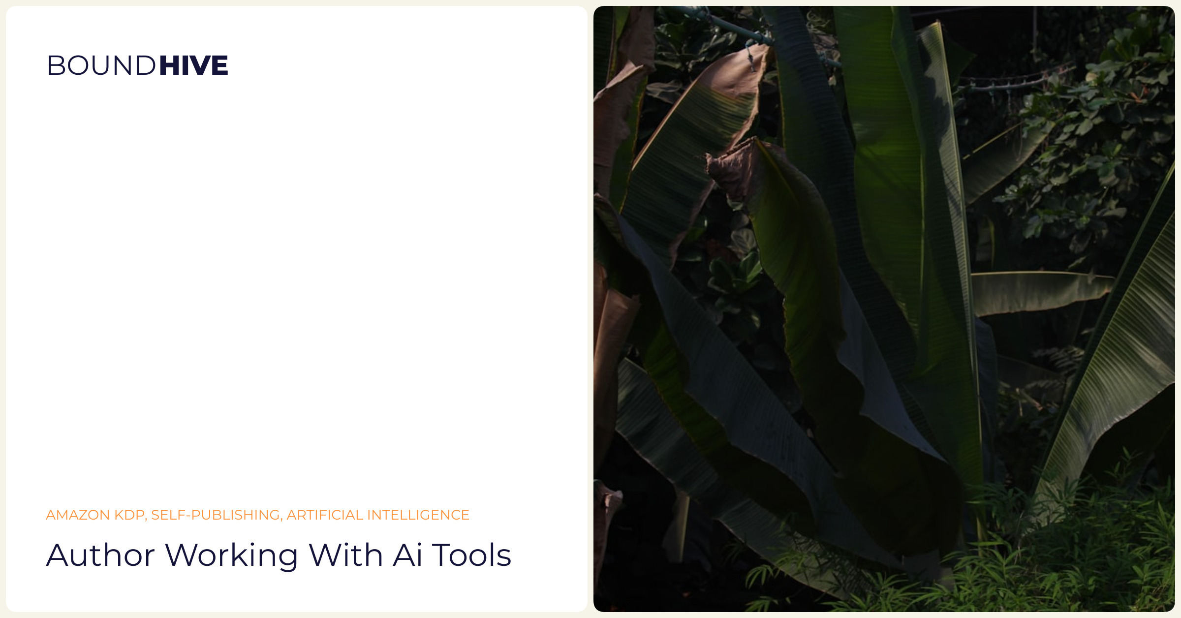 Author working with AI tools Author working with AI tools