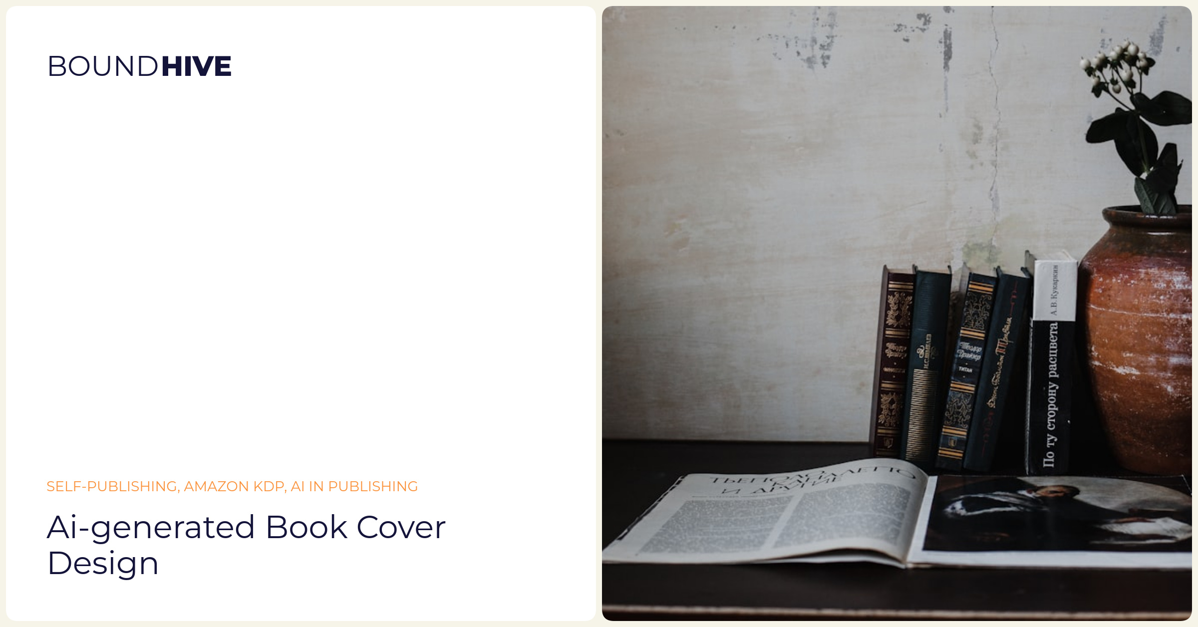 AI book cover creation AI-generated book cover design