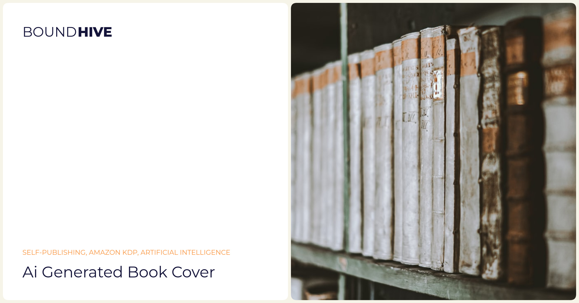 AI generated book cover