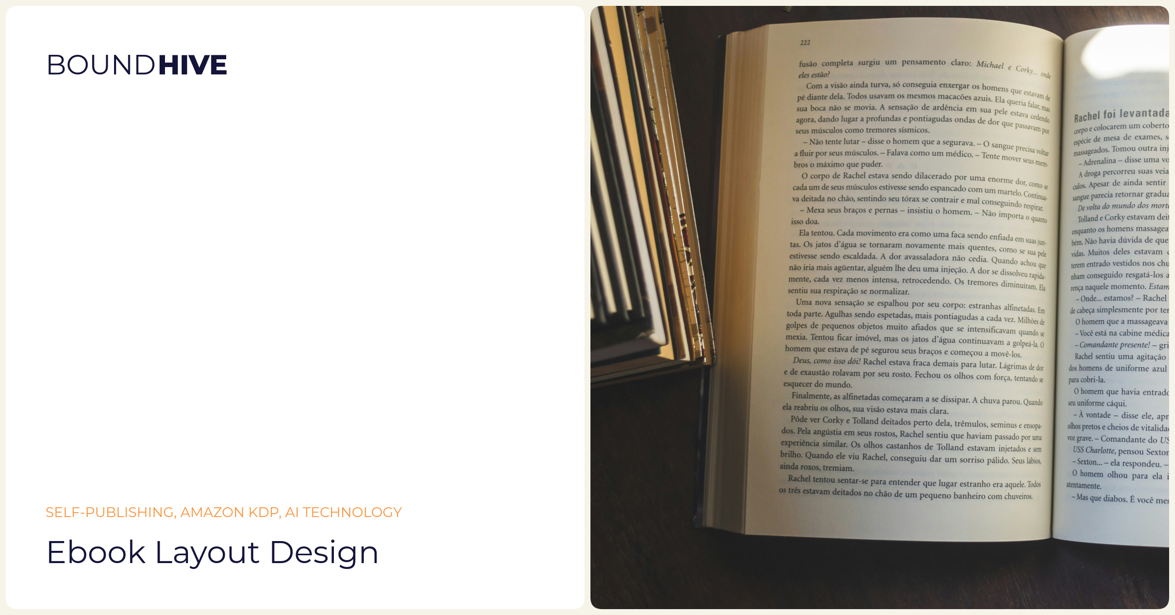 Ebook layout design