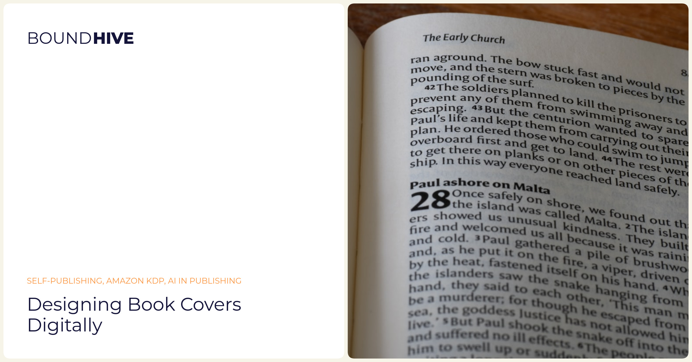 Designing book covers digitally