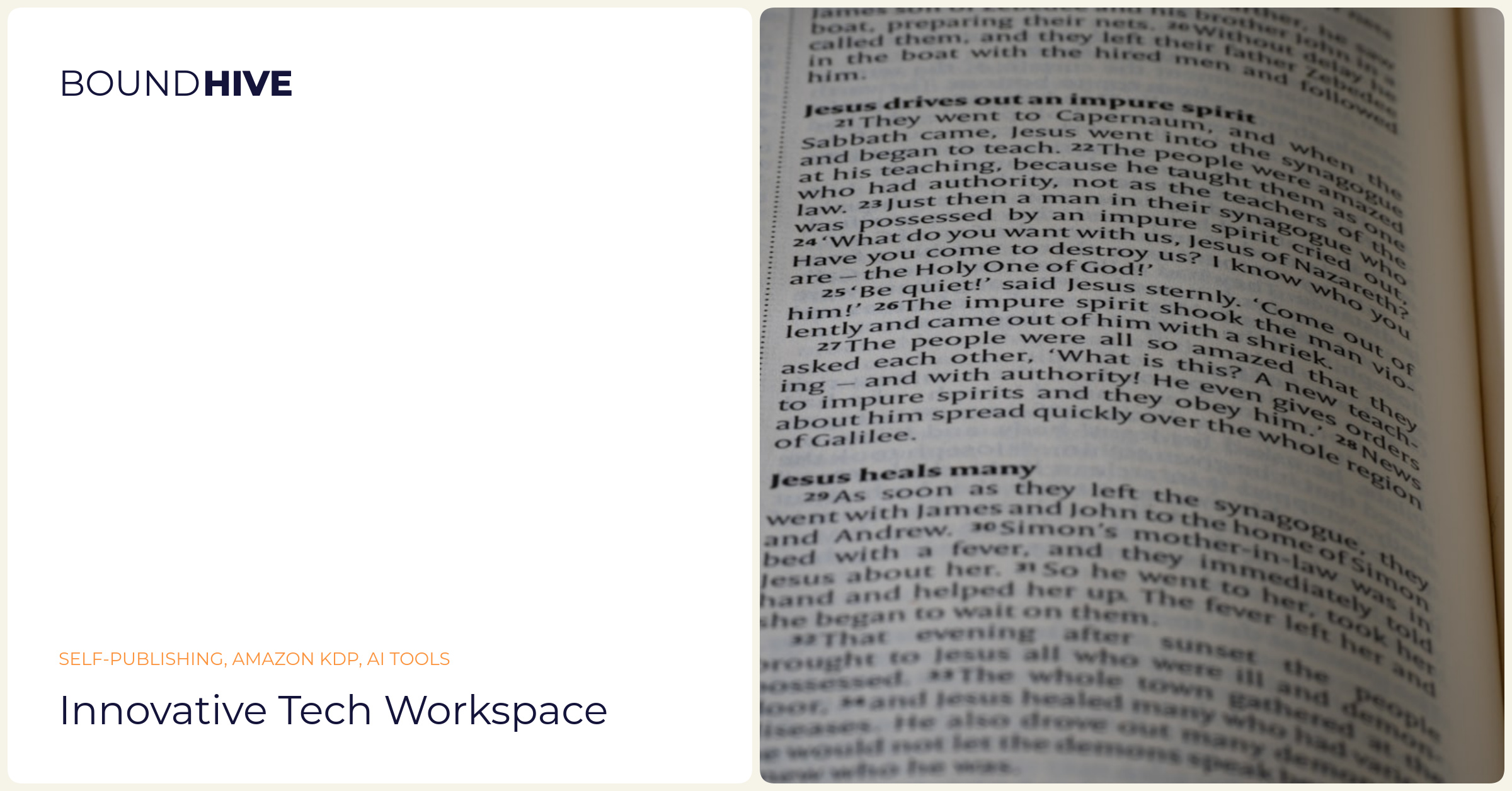 Innovative tech workspace