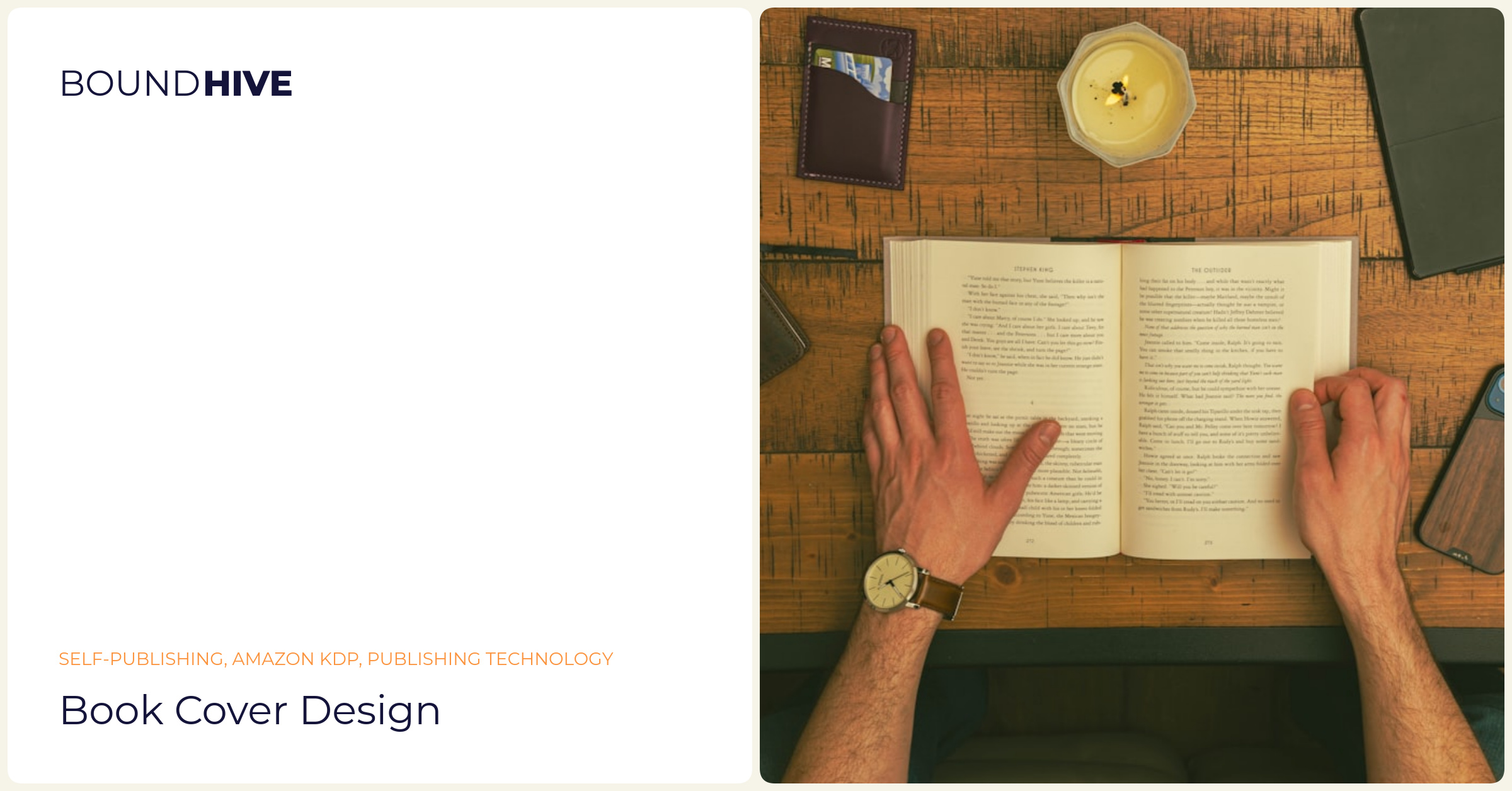 Book cover design