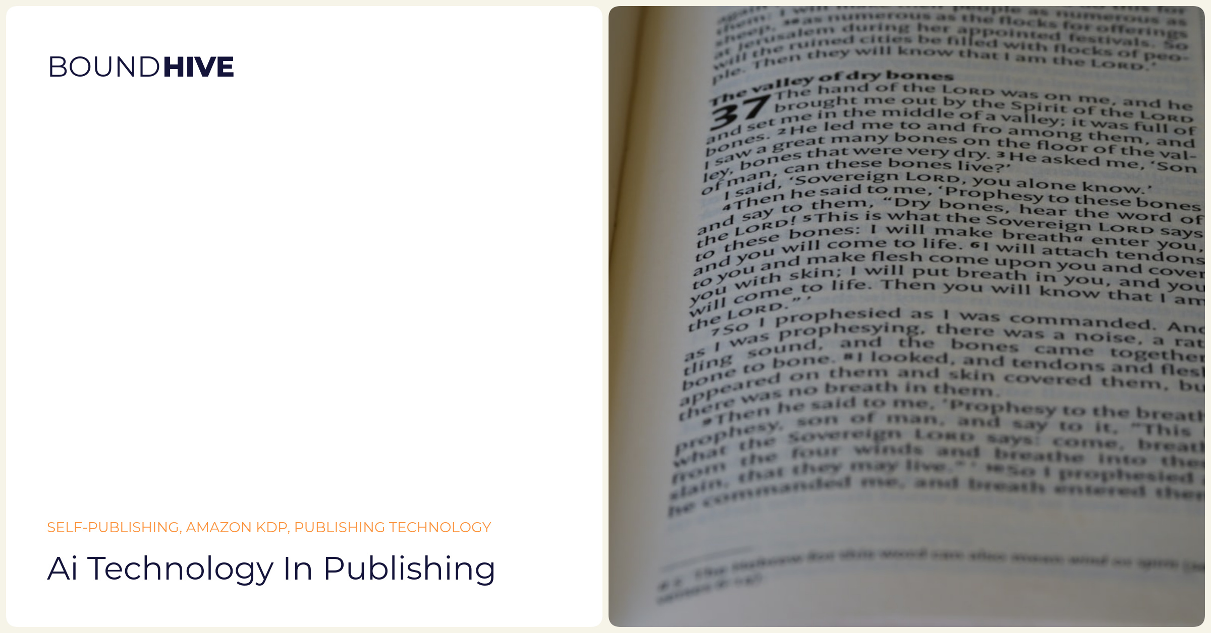 AI technology in publishing