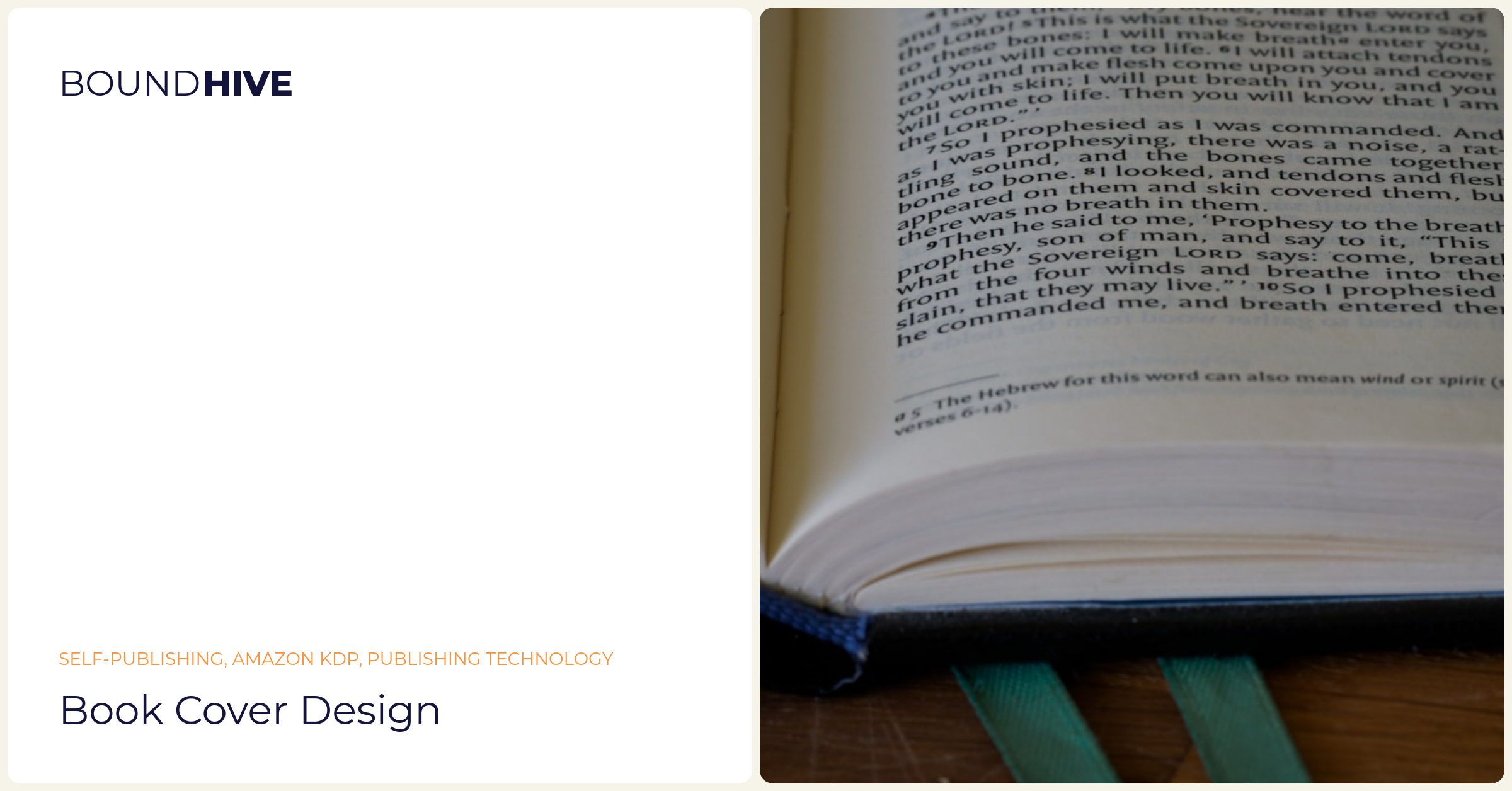 Book cover design