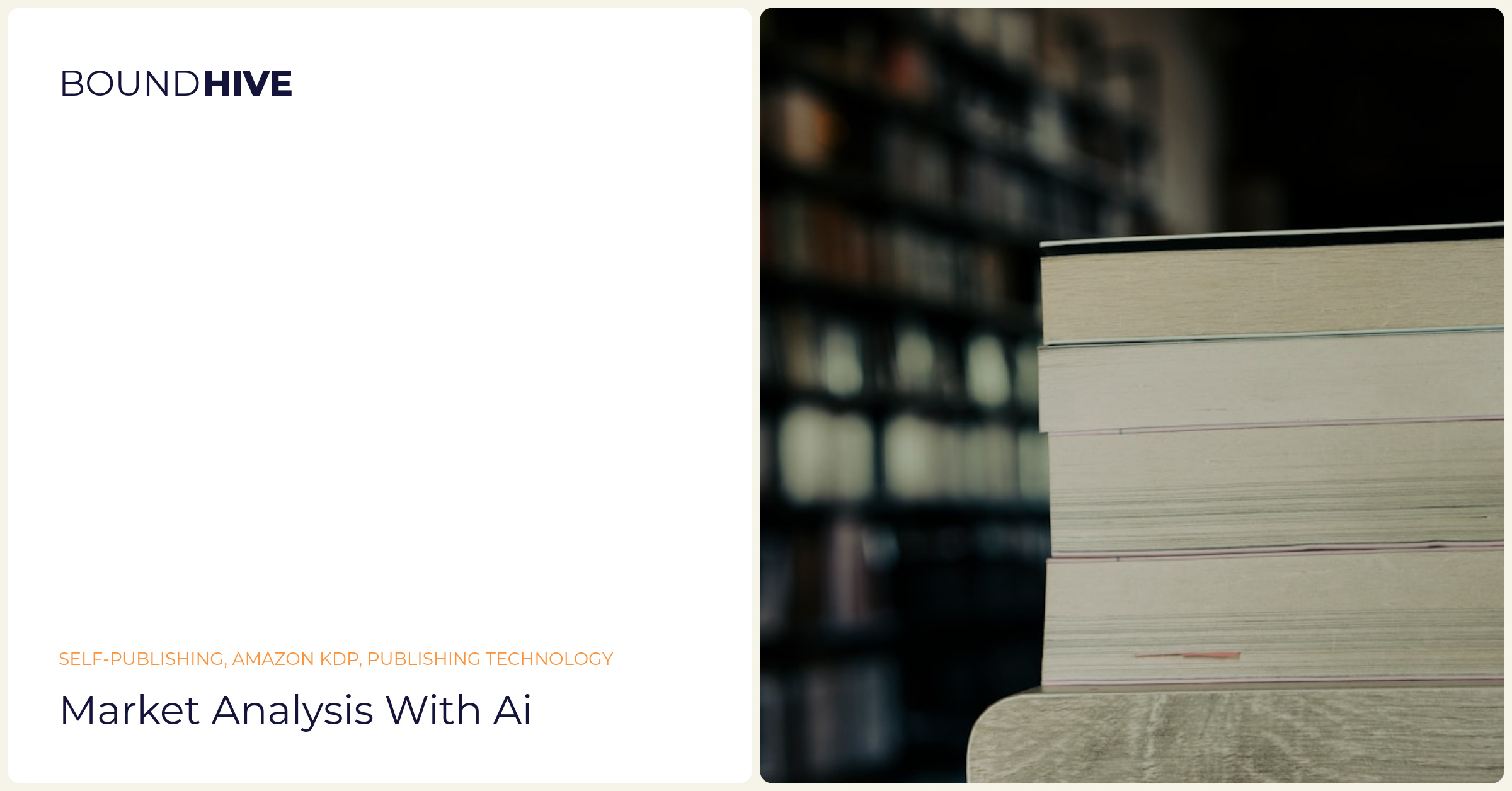 Market analysis with AI