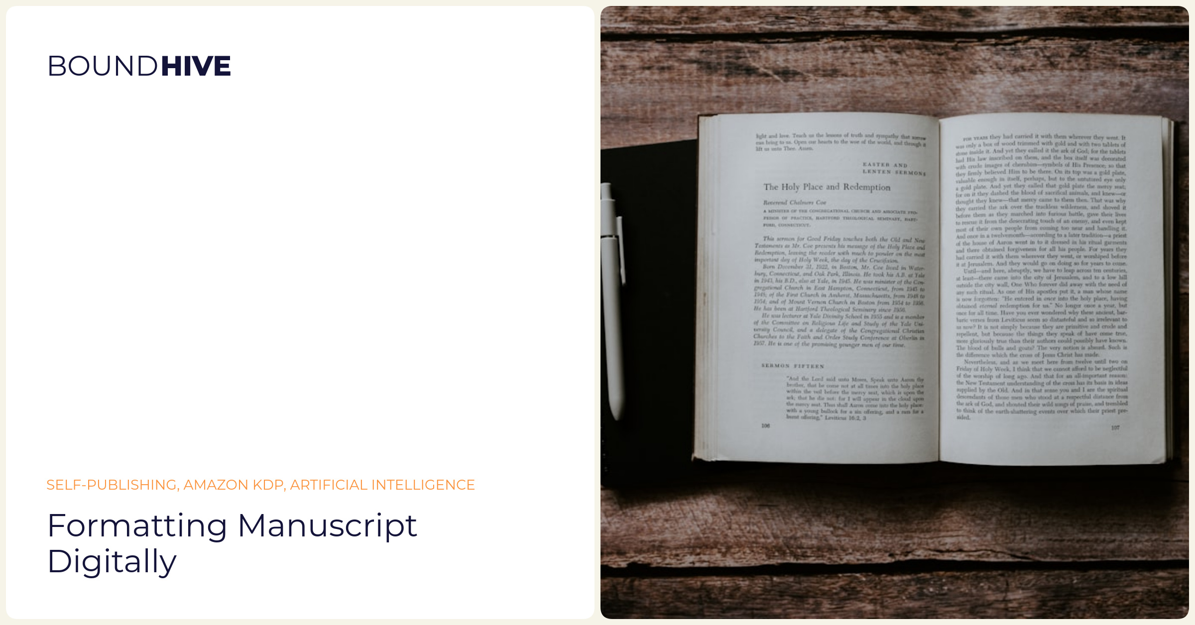 Formatting manuscript digitally